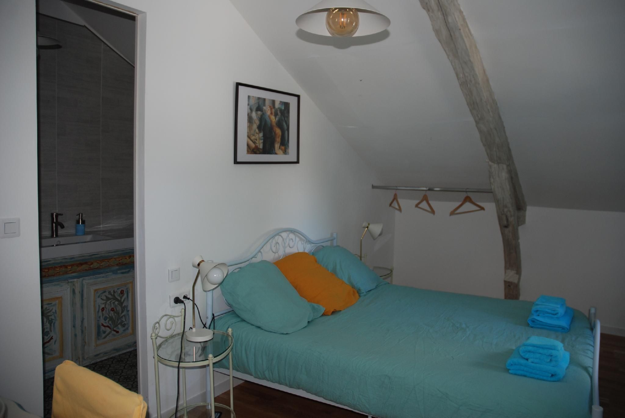 Chambre Française-Double-Supérieure-Douche-Vue sur la campagne