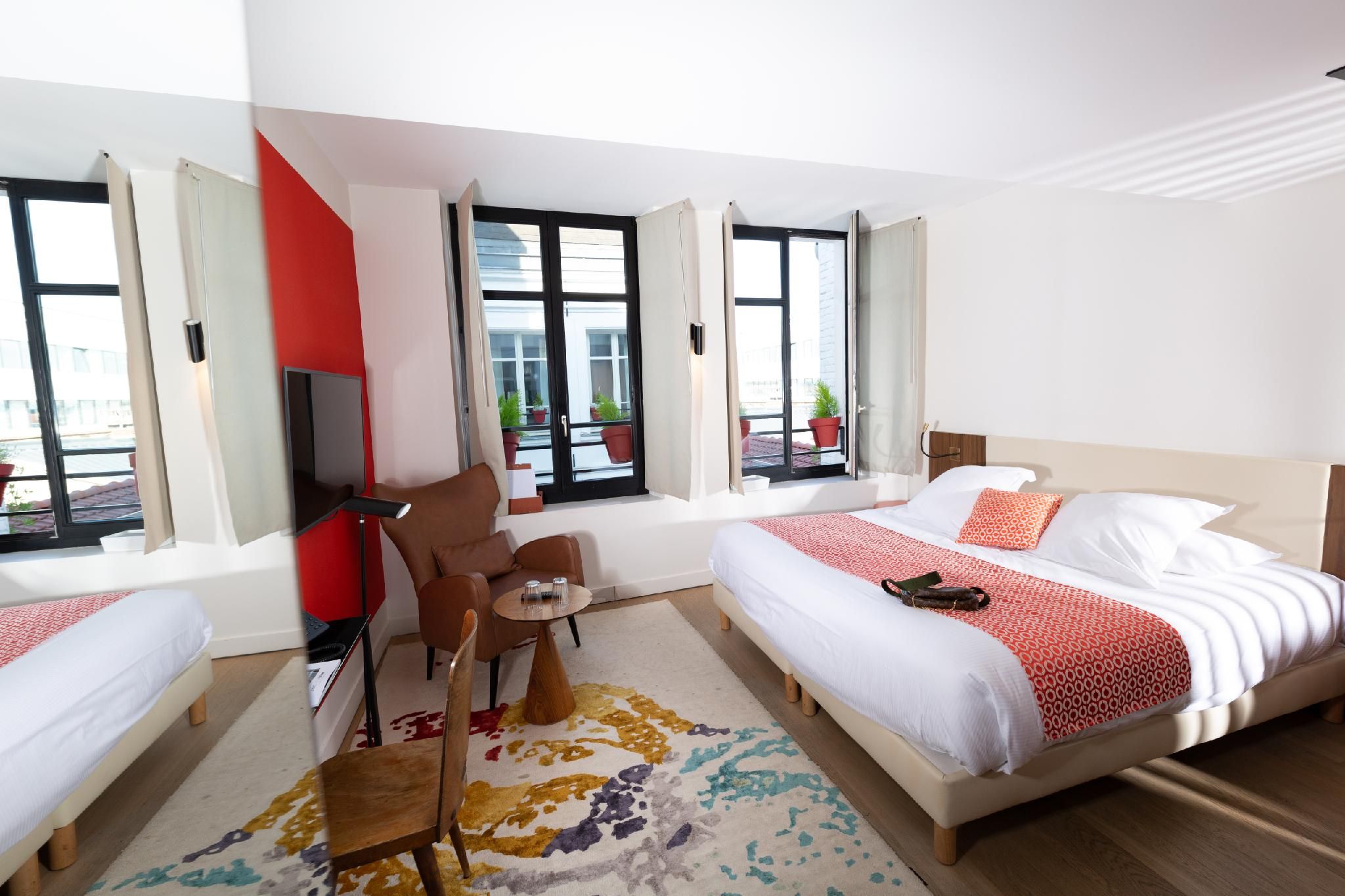 Grand Place Hotel 12/22/32-Double-Classique-Douche-Vue Sur La Cour