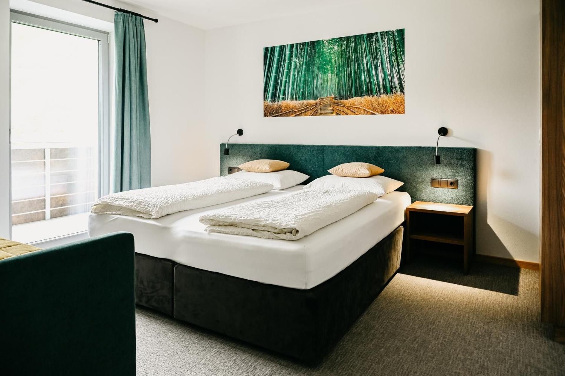 One-Bedroom Apartment with Balcony and Mountain View  