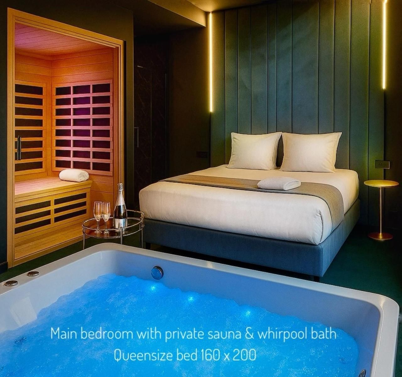 Deluxe Suite - Private Sauna & Jacuzzi