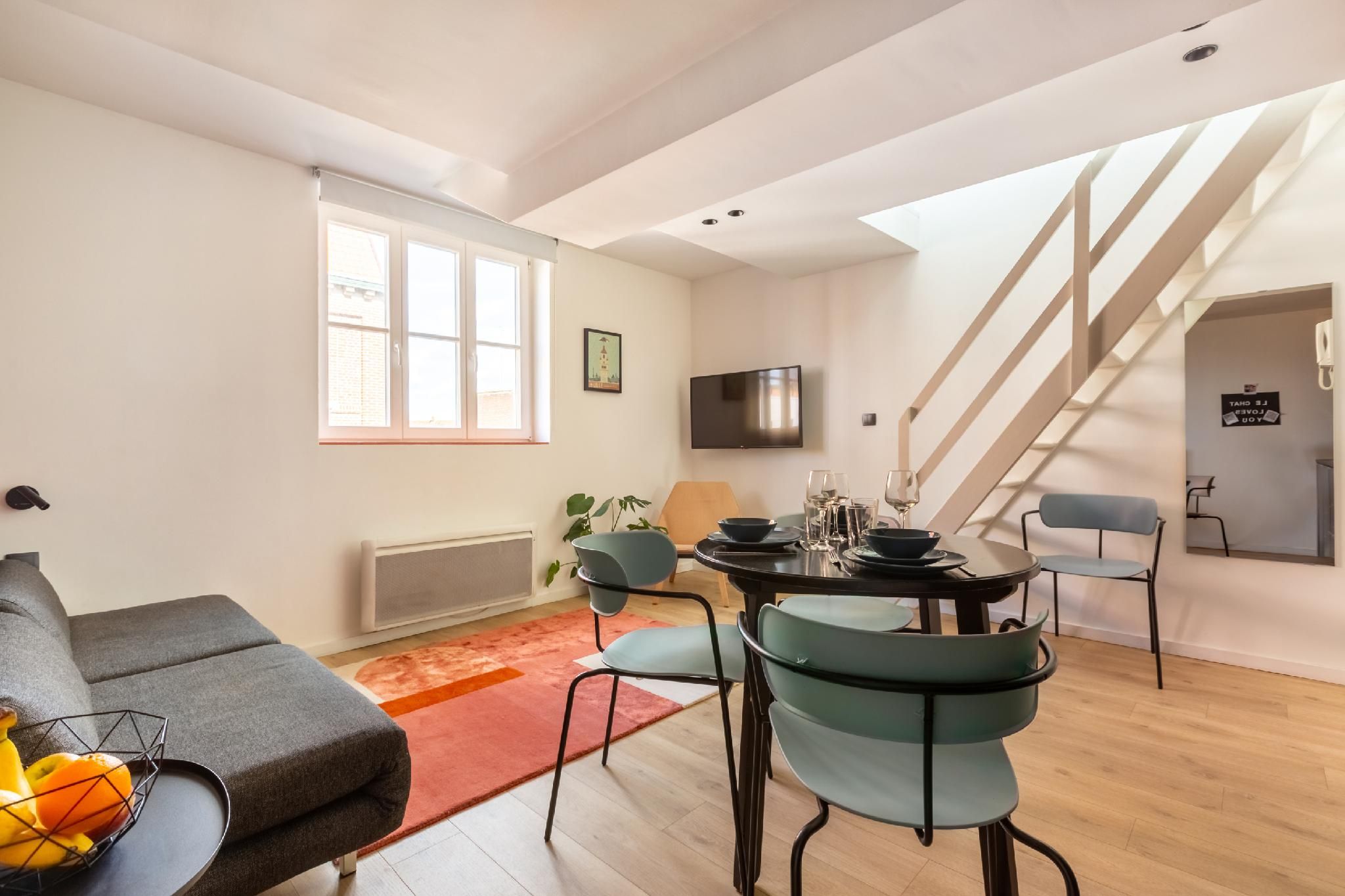 Le De Gaulle-Appartement-Premium-SDB privée avec douche-Vue sur Rue