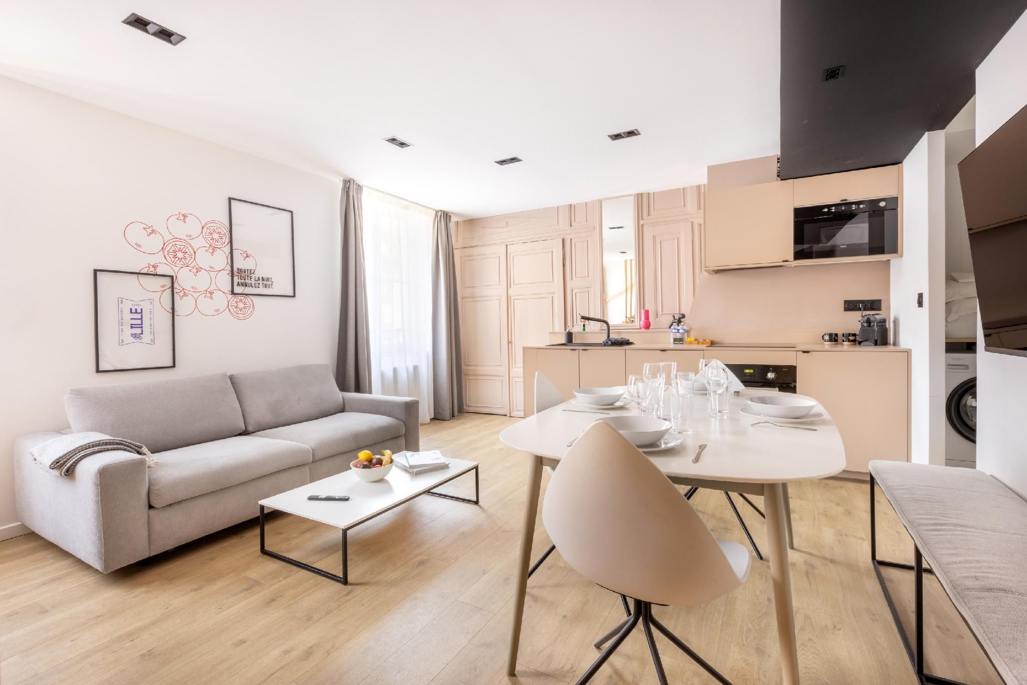Appartement-Famille-SDB privée-Vue ville-Le Flandres