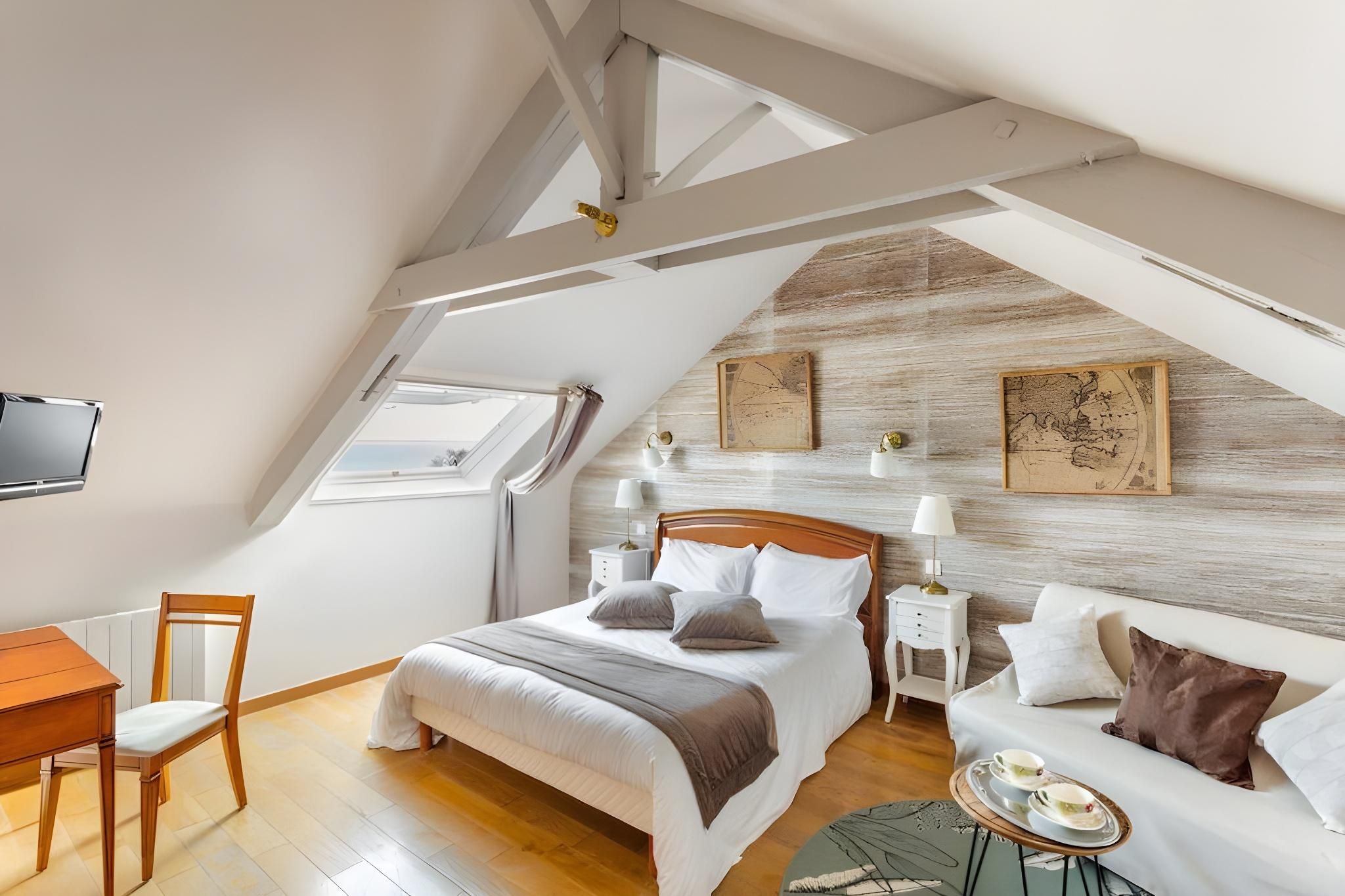 Chambre 3 TN-Famille-de Luxe-Salle de Bain amenagée-Vue mer