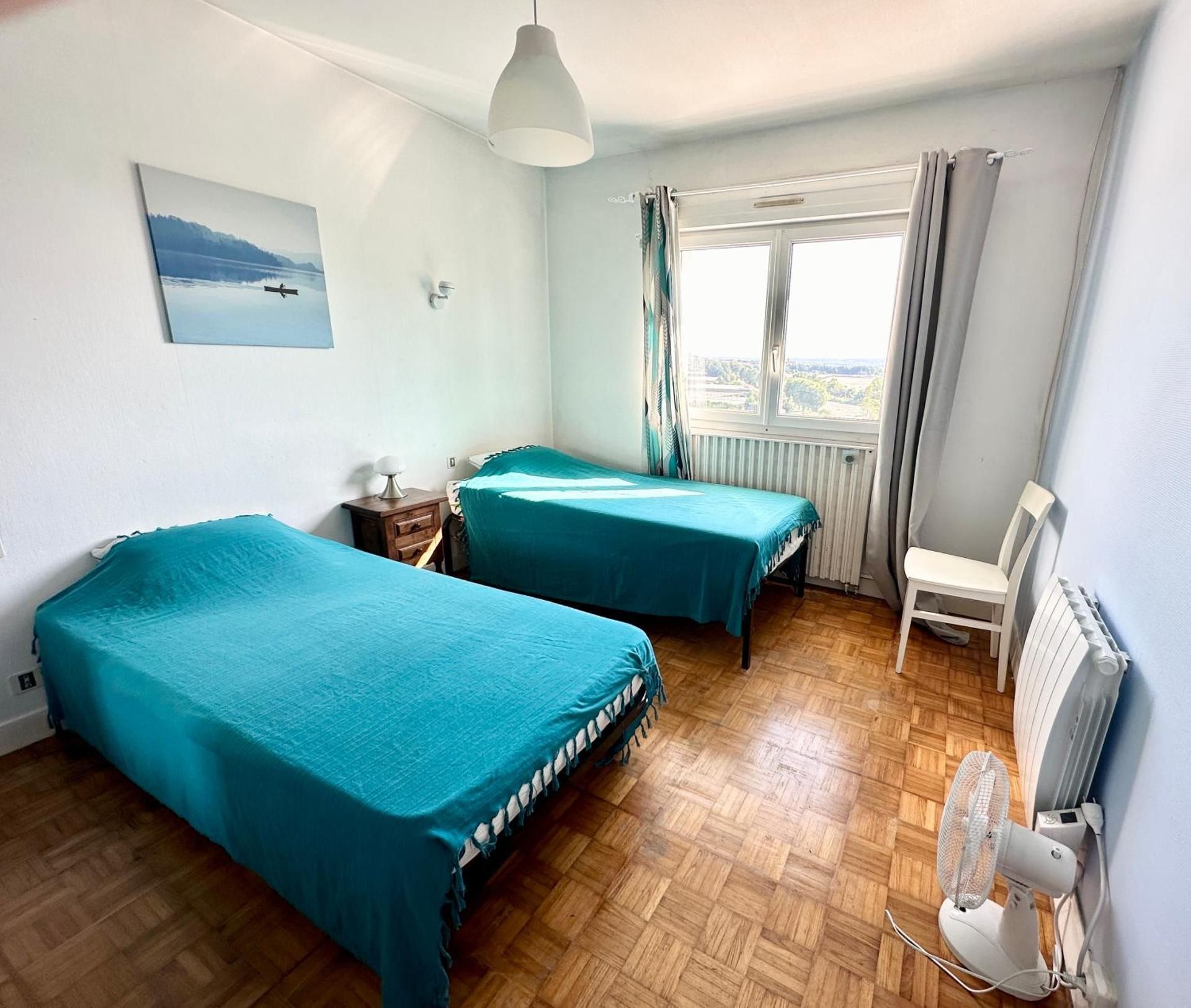 Two-Bedroom Apartment with Balcony and Terrace