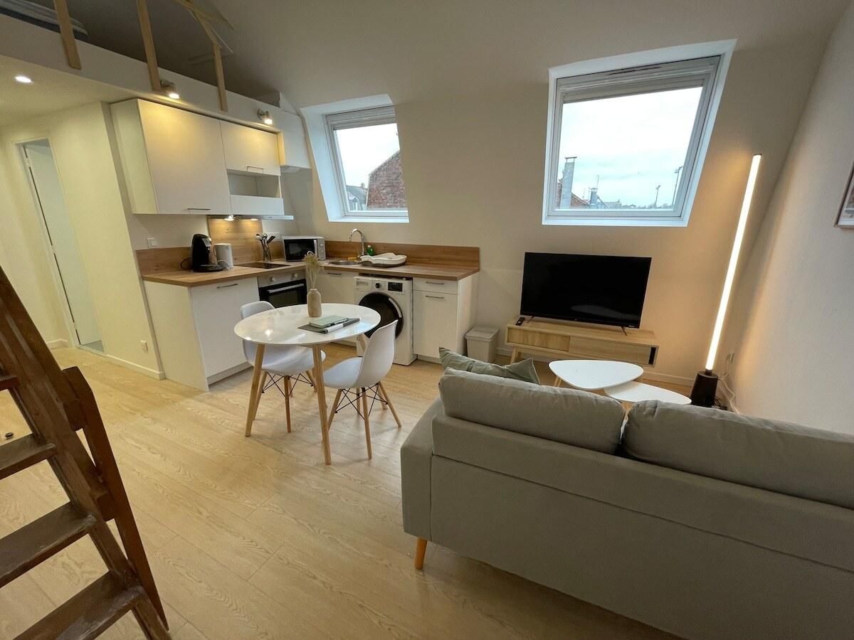Appartement-Vue ville-Salle de bain privée séparée
