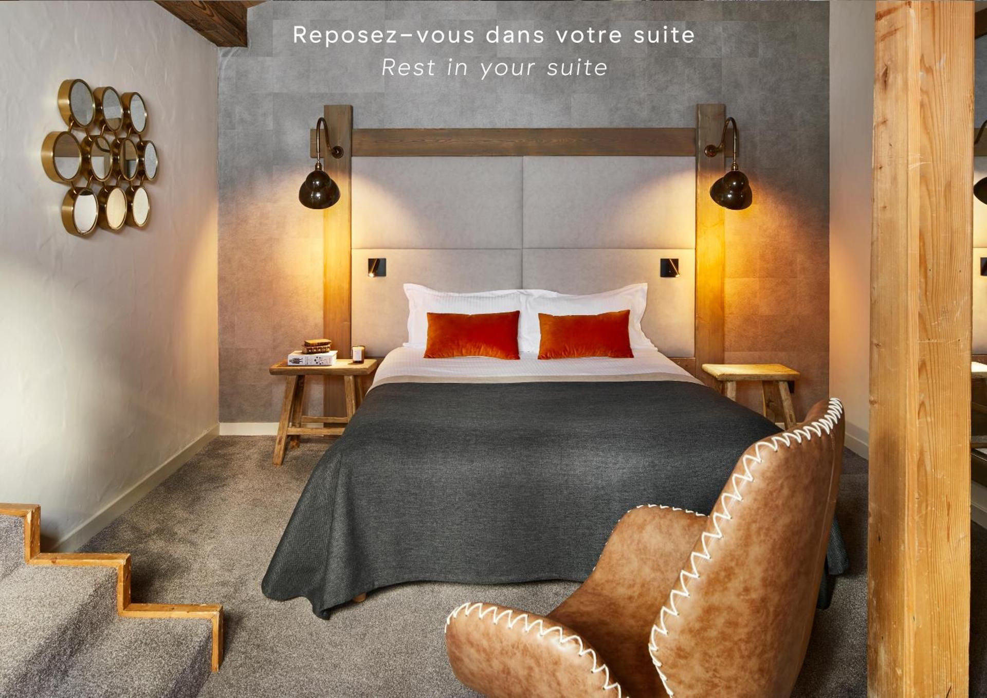 The Large Suite - Megeve view with Balcony with High Tea (dec-april) 