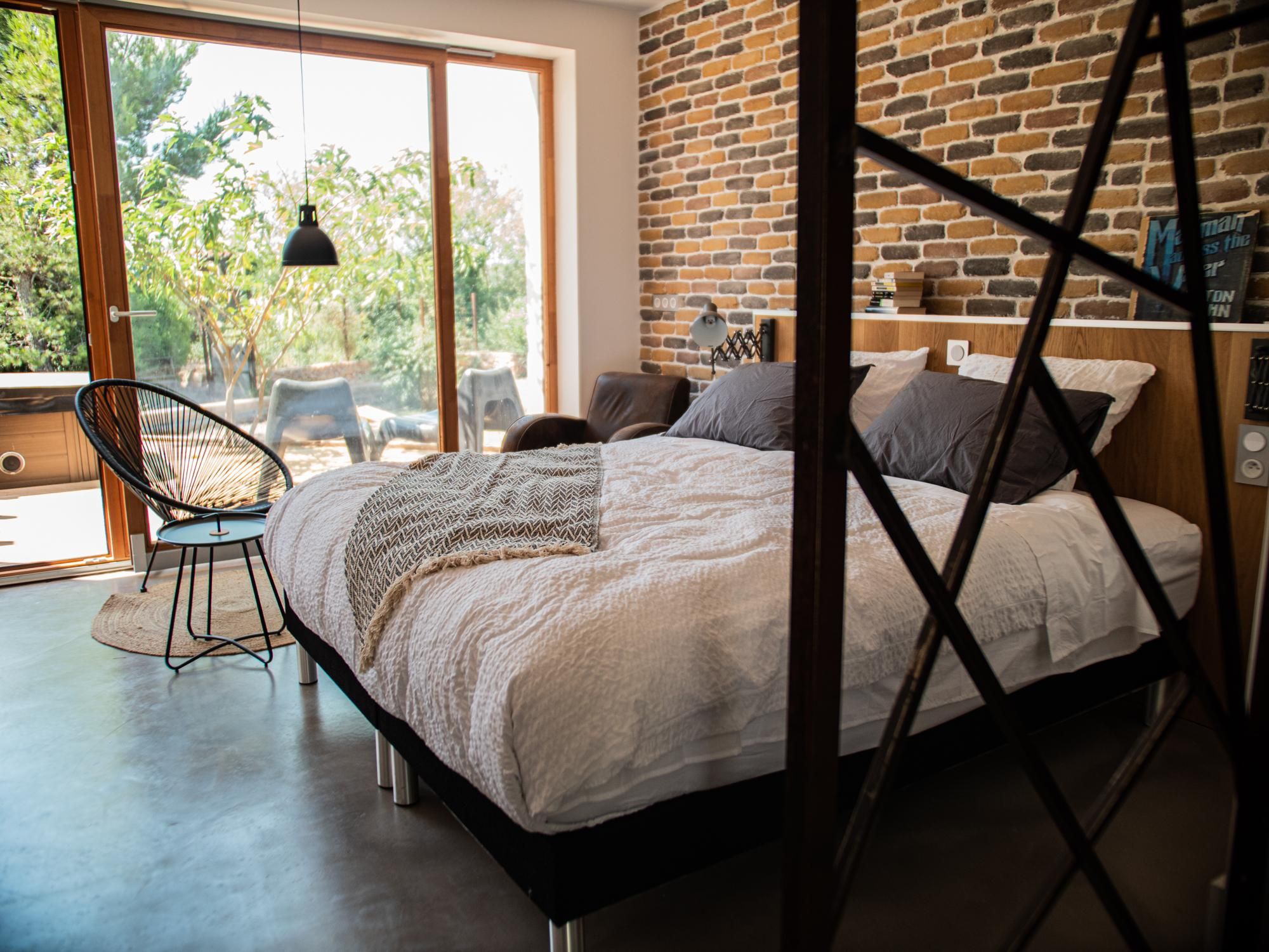 Chicago-Double-Salle de bain privée séparée-Vue sur Jardin