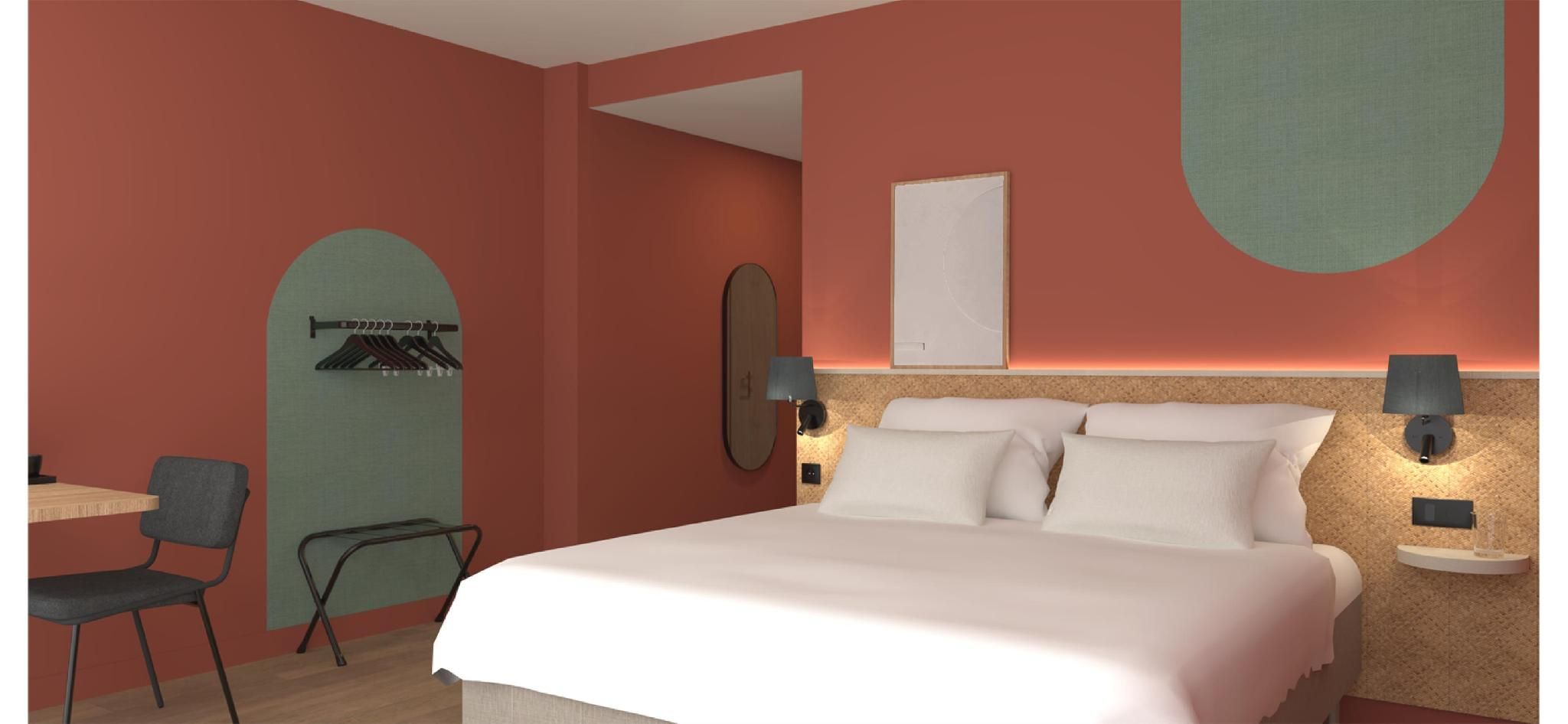 1 Queen Bed,Non smoking,Standard Room,Street View,Courtesy Tray,Espresso Machine