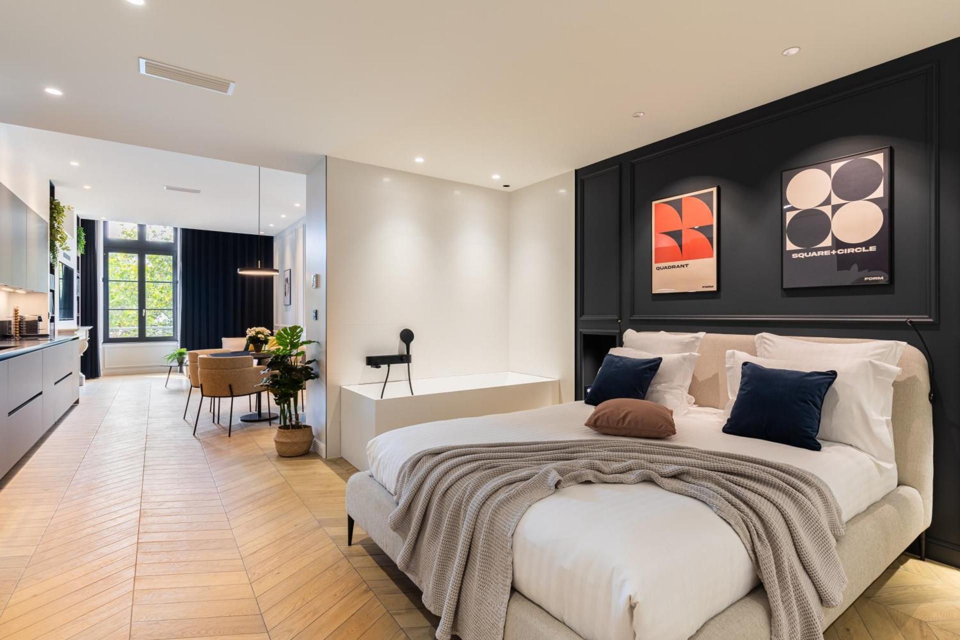 Mini-Loft, Bath & view Place Bellecour