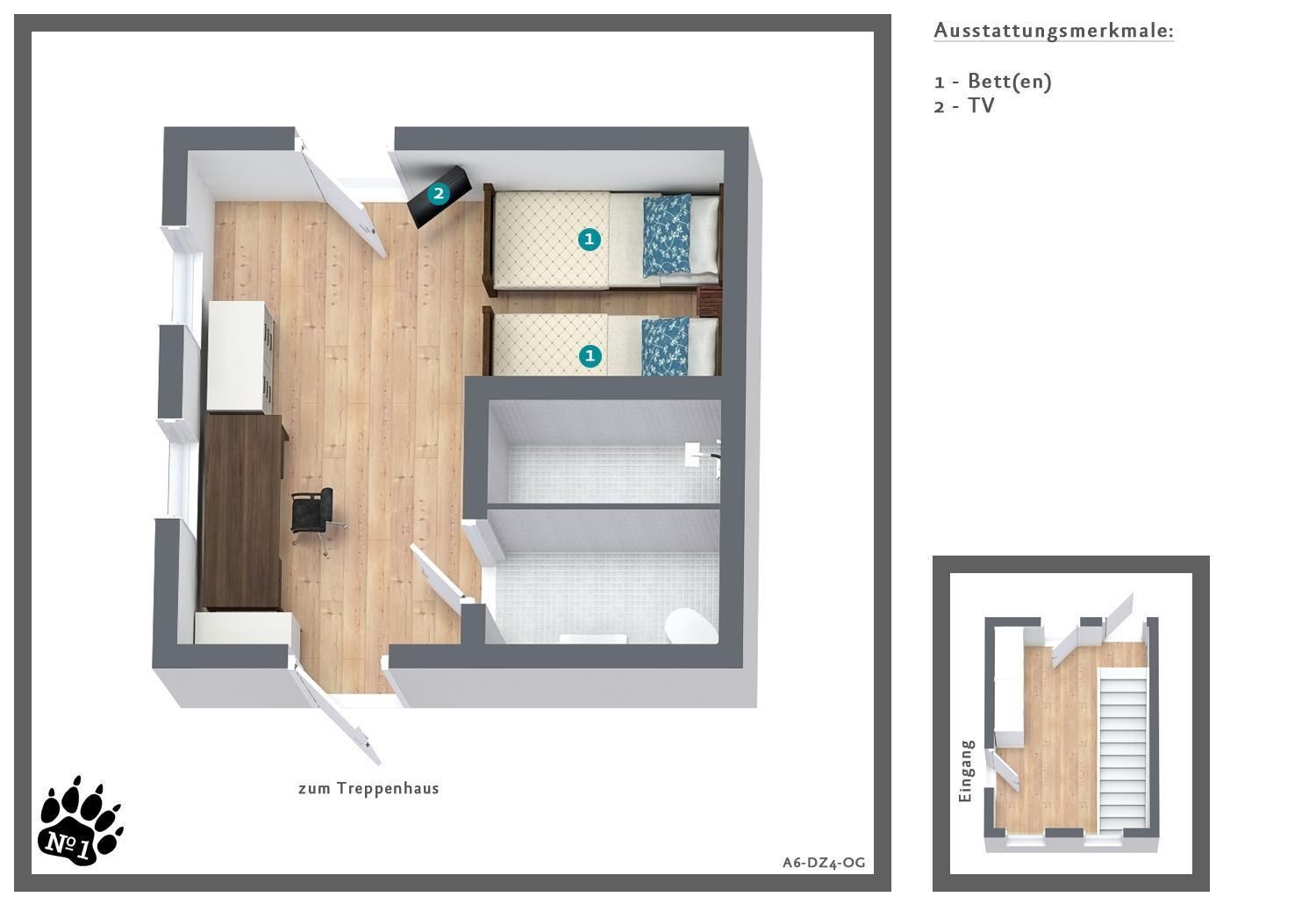 Double Room with Private Bathroom