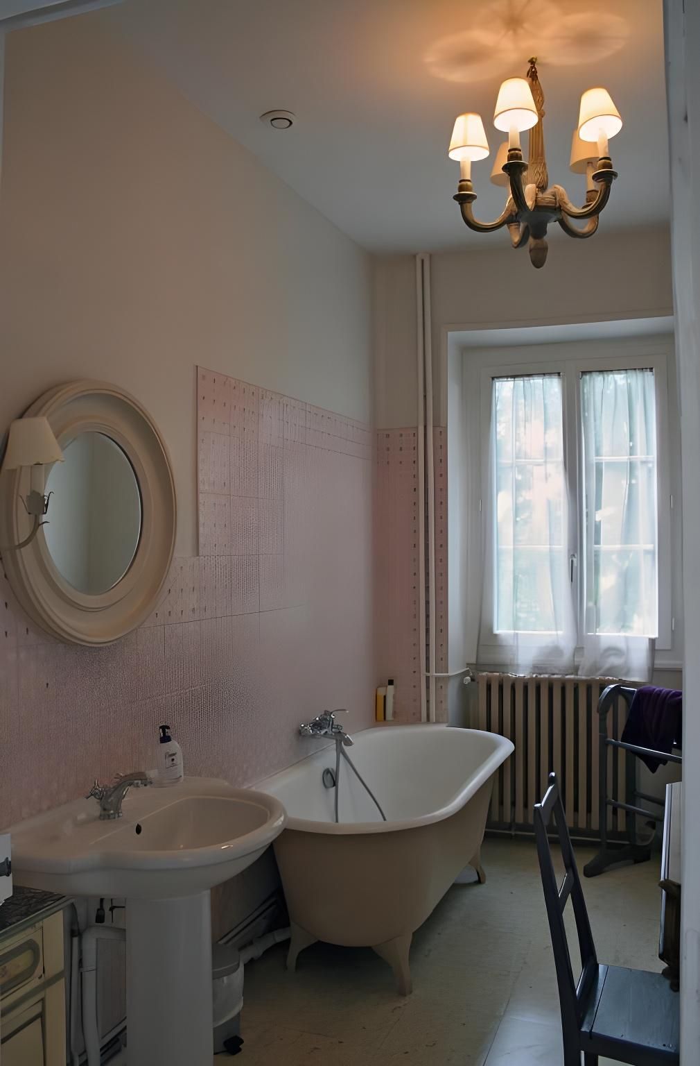 Château de Pintray Suite-Georges-Sand-Famille-Salle de bain