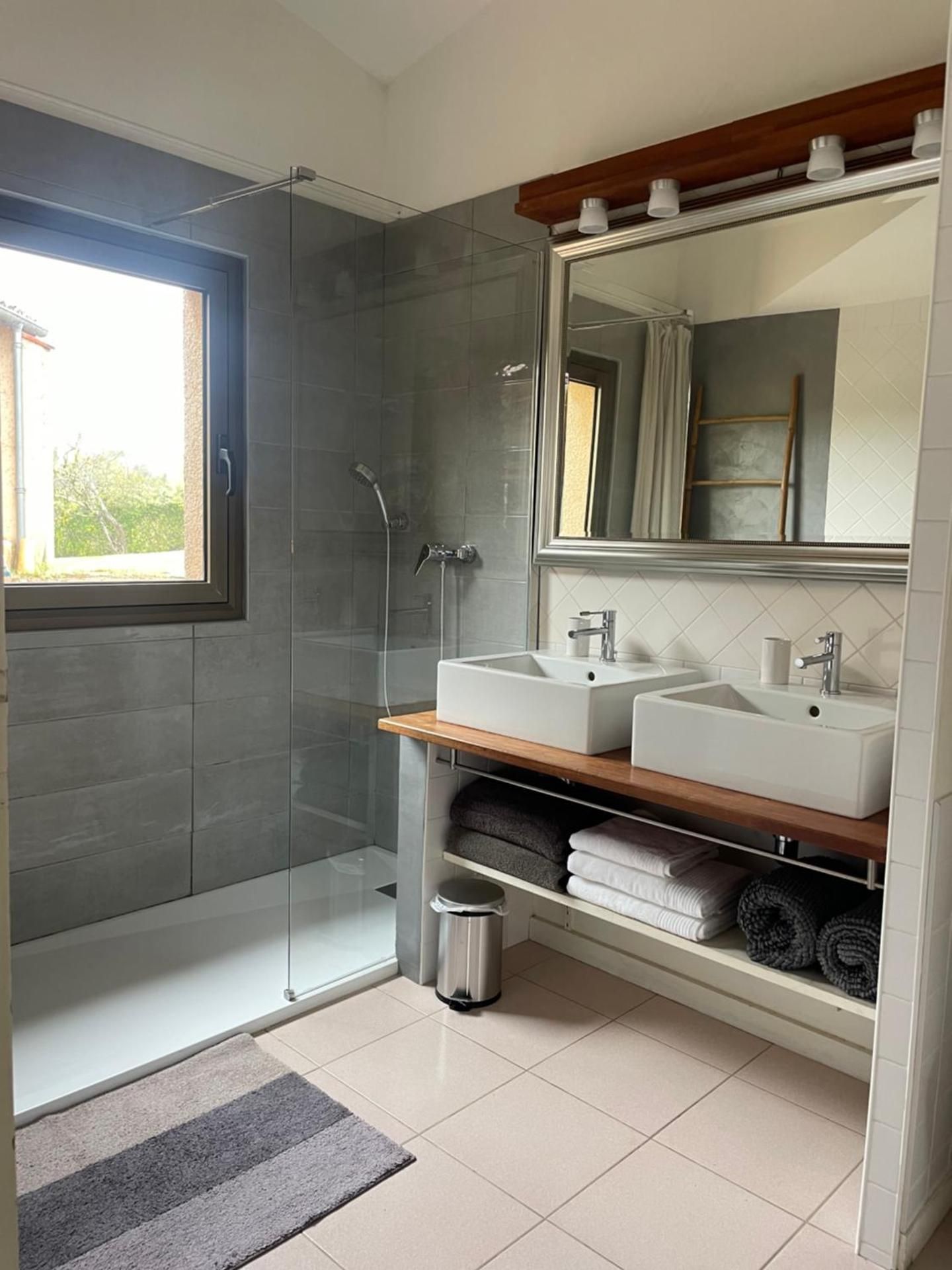 Family Room with Shower