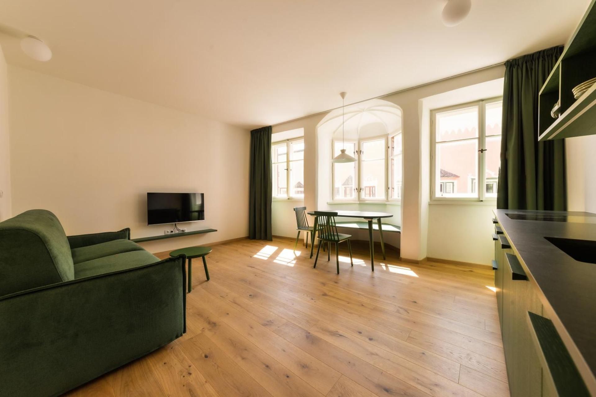 One-Bedroom Apartment with City View