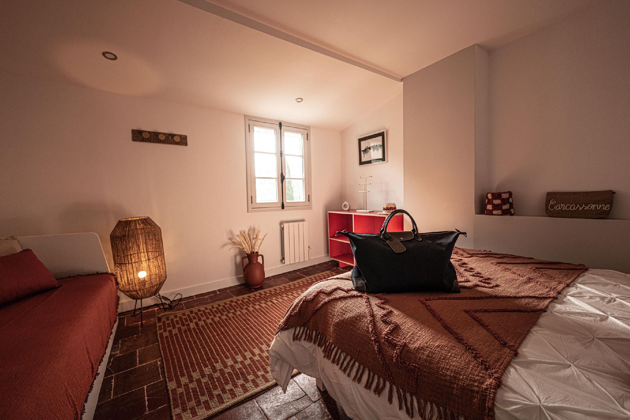 Carcassonne mon amour-Appartement-Appartement-Douche-Vue historique