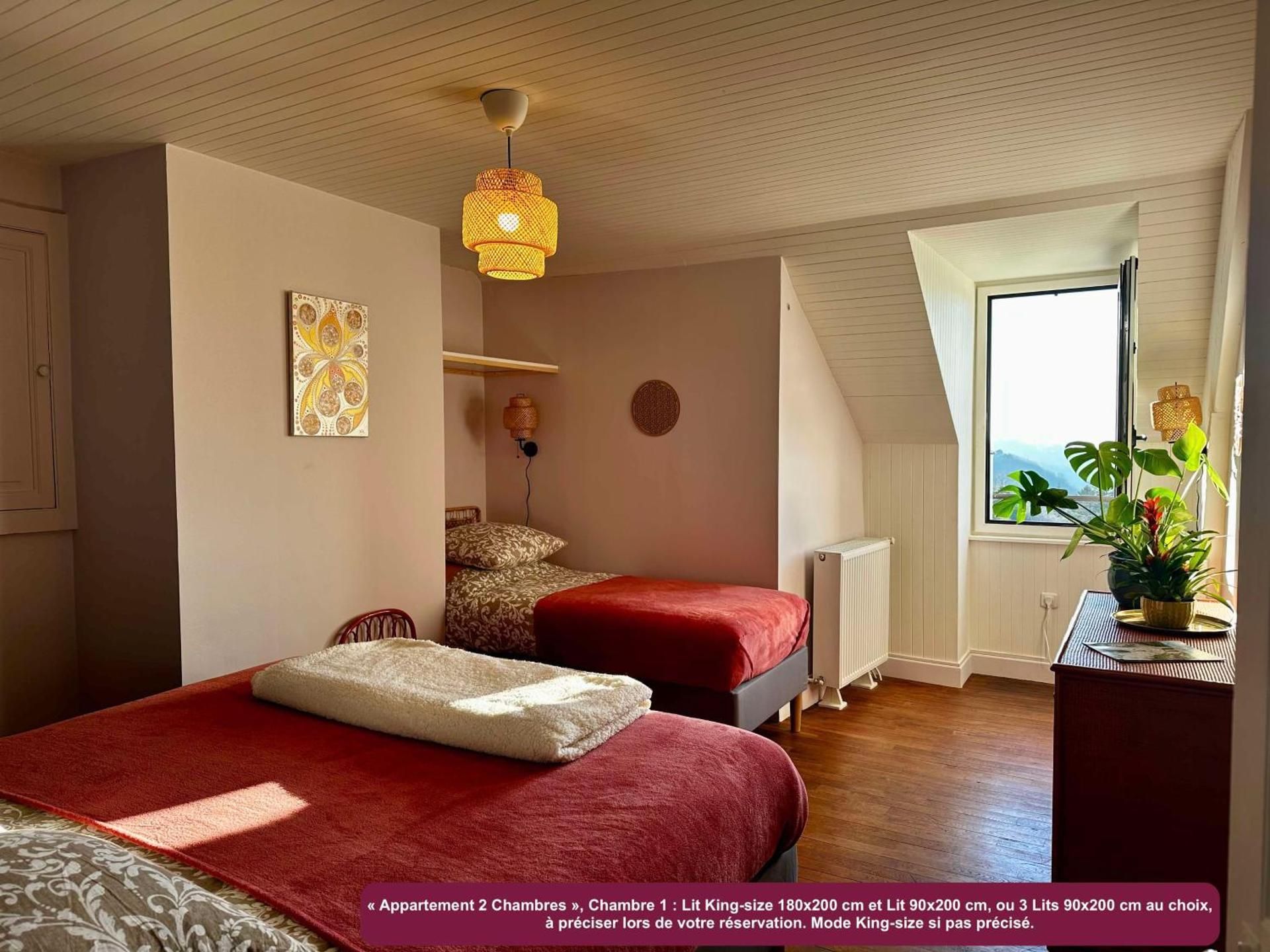 Two-Bedroom Apartment with Mountain View
