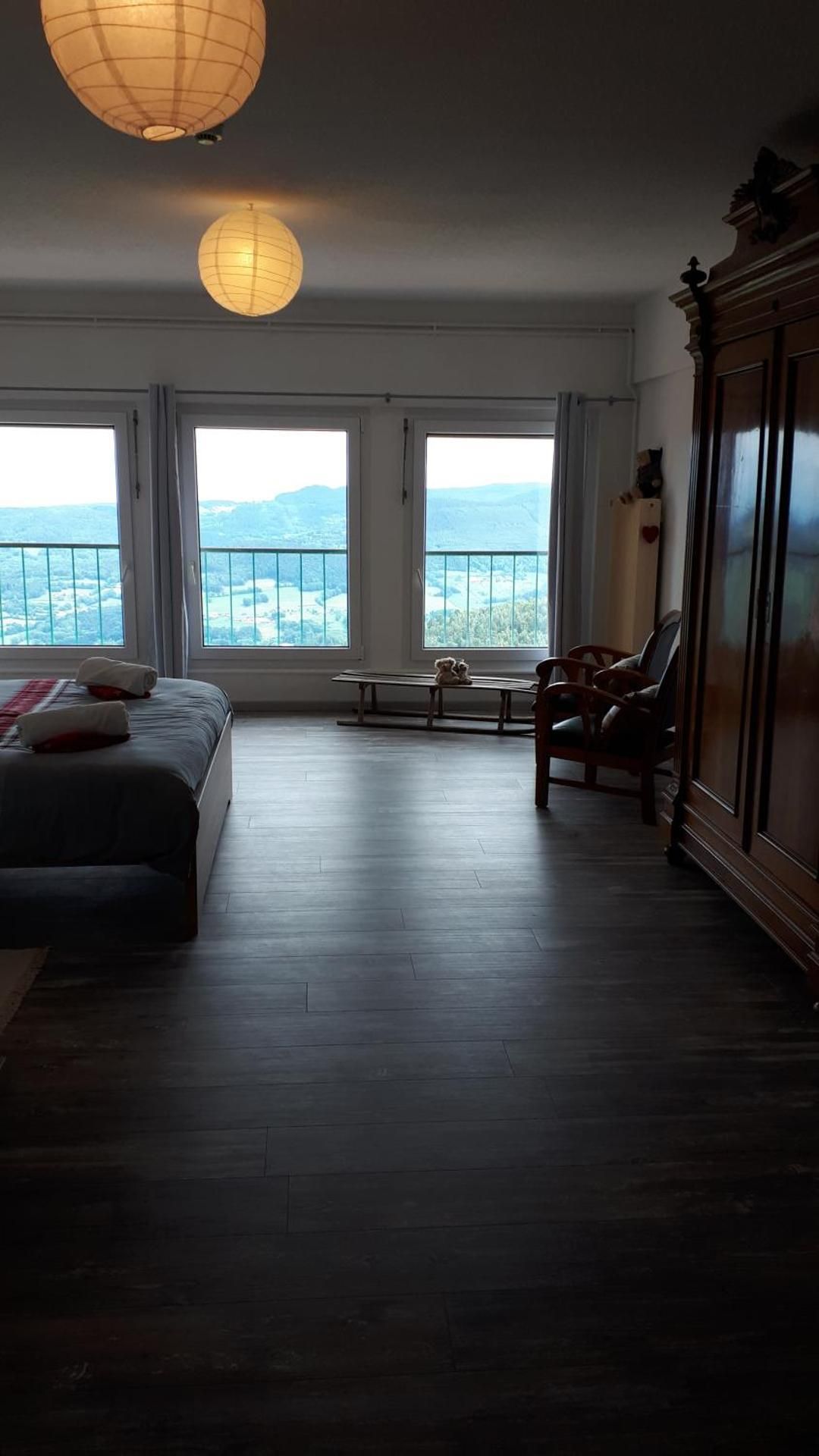 Family Room with Mountain View