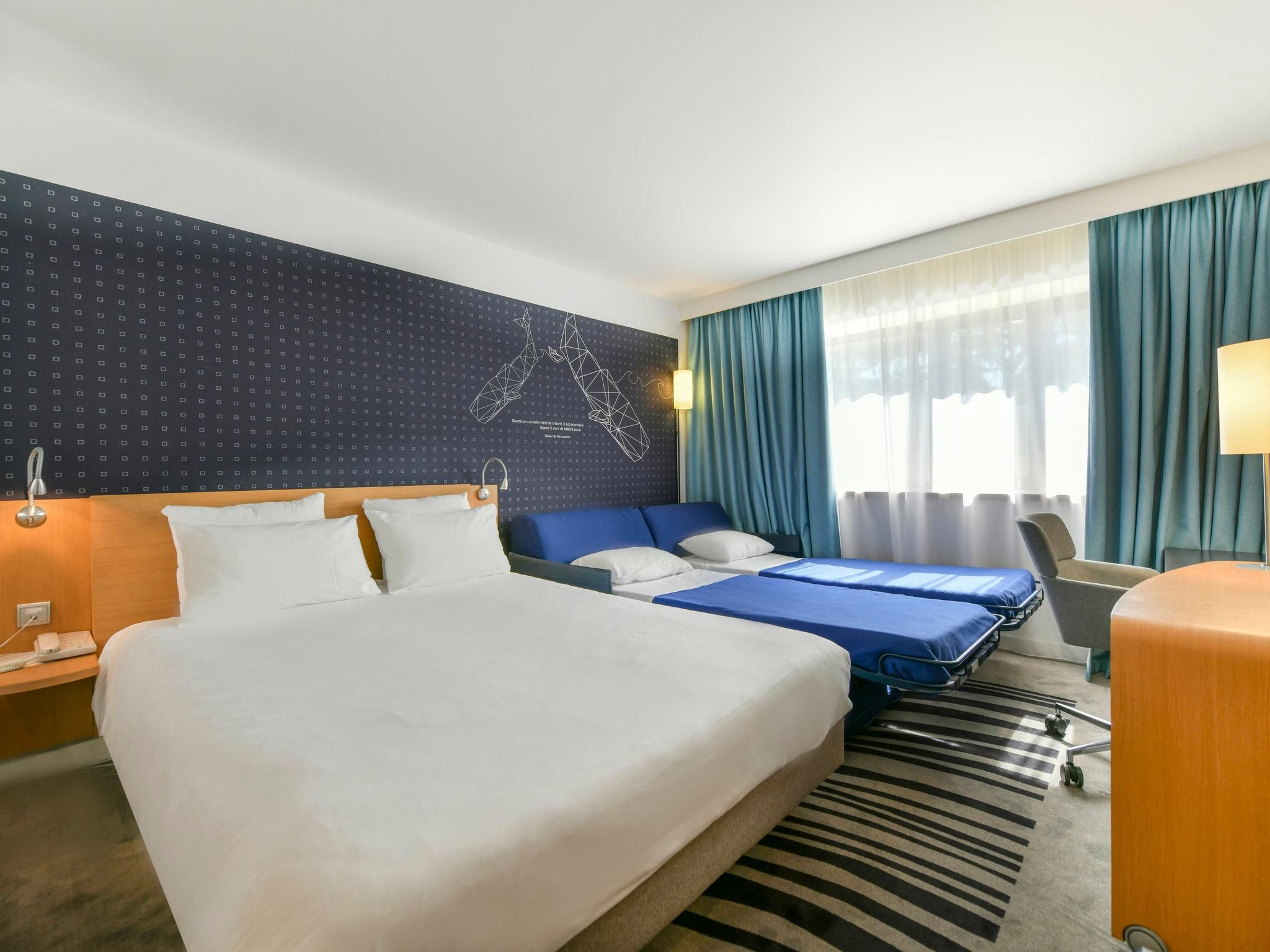 Standard Room with 1 double bed and 1 twin sofa bed