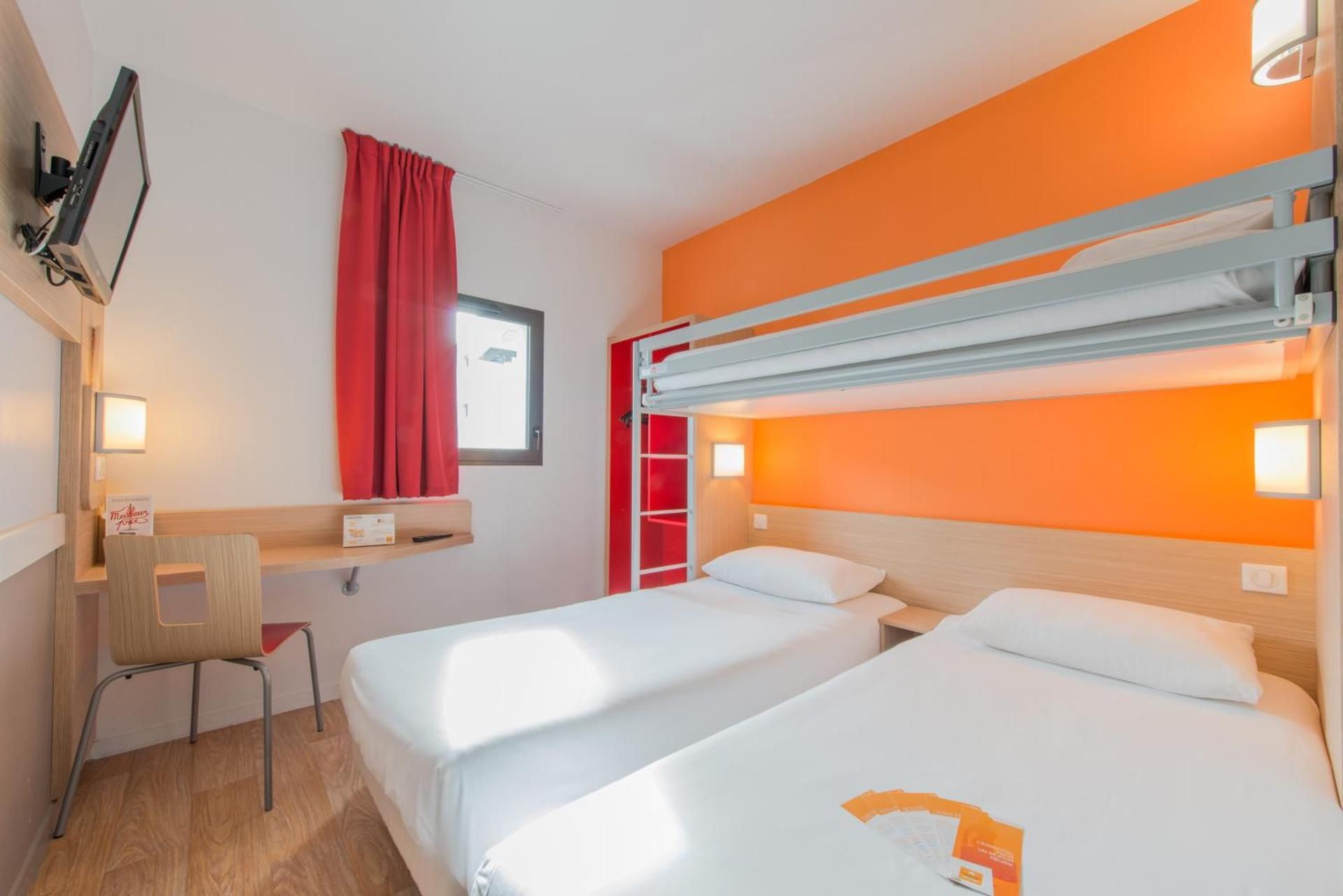 Triple Room With 2 Single Beds And 1 Bunk Bed