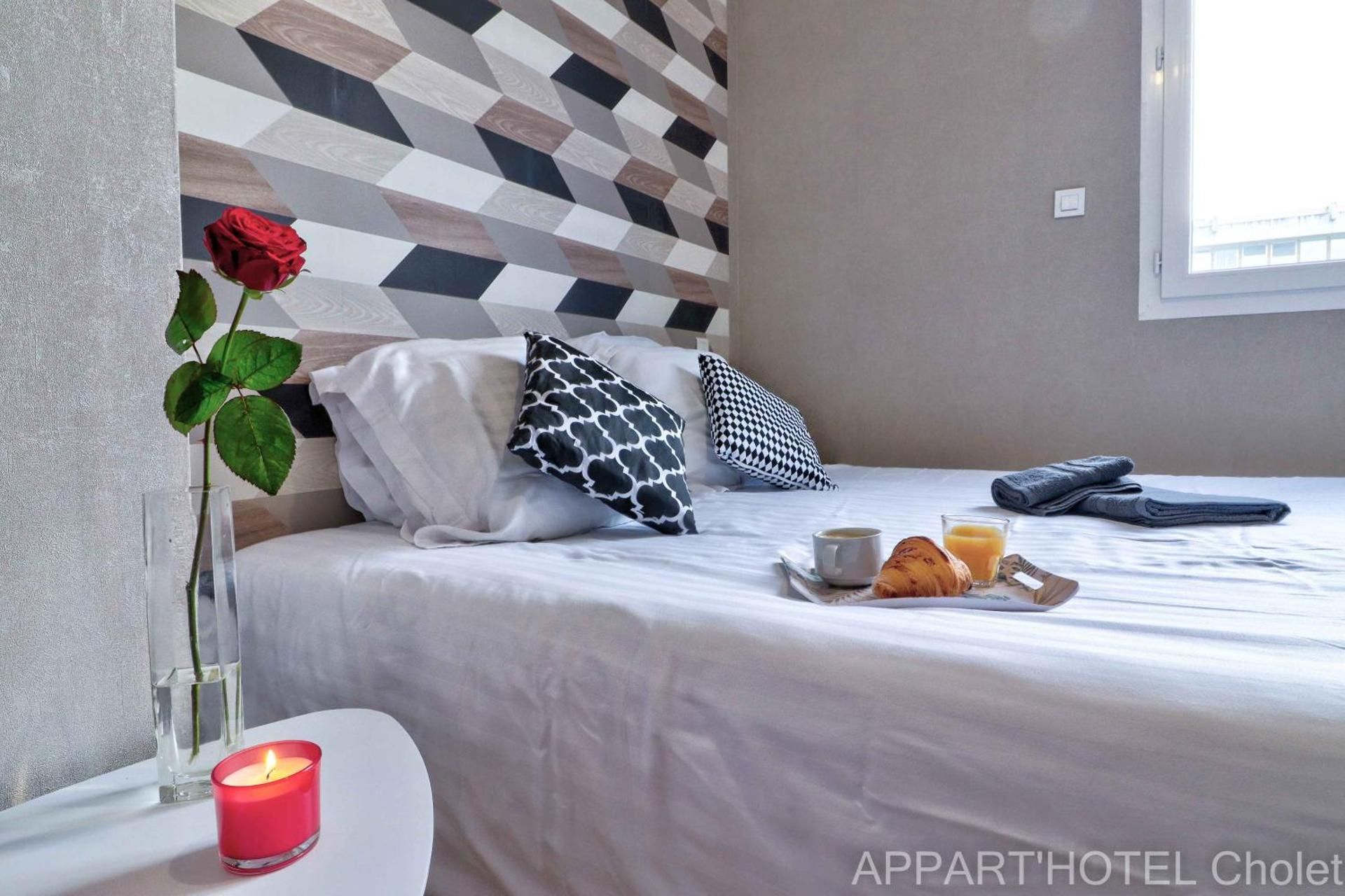 Appart hotel Cholet Carteron Two-Bedroom Apartment