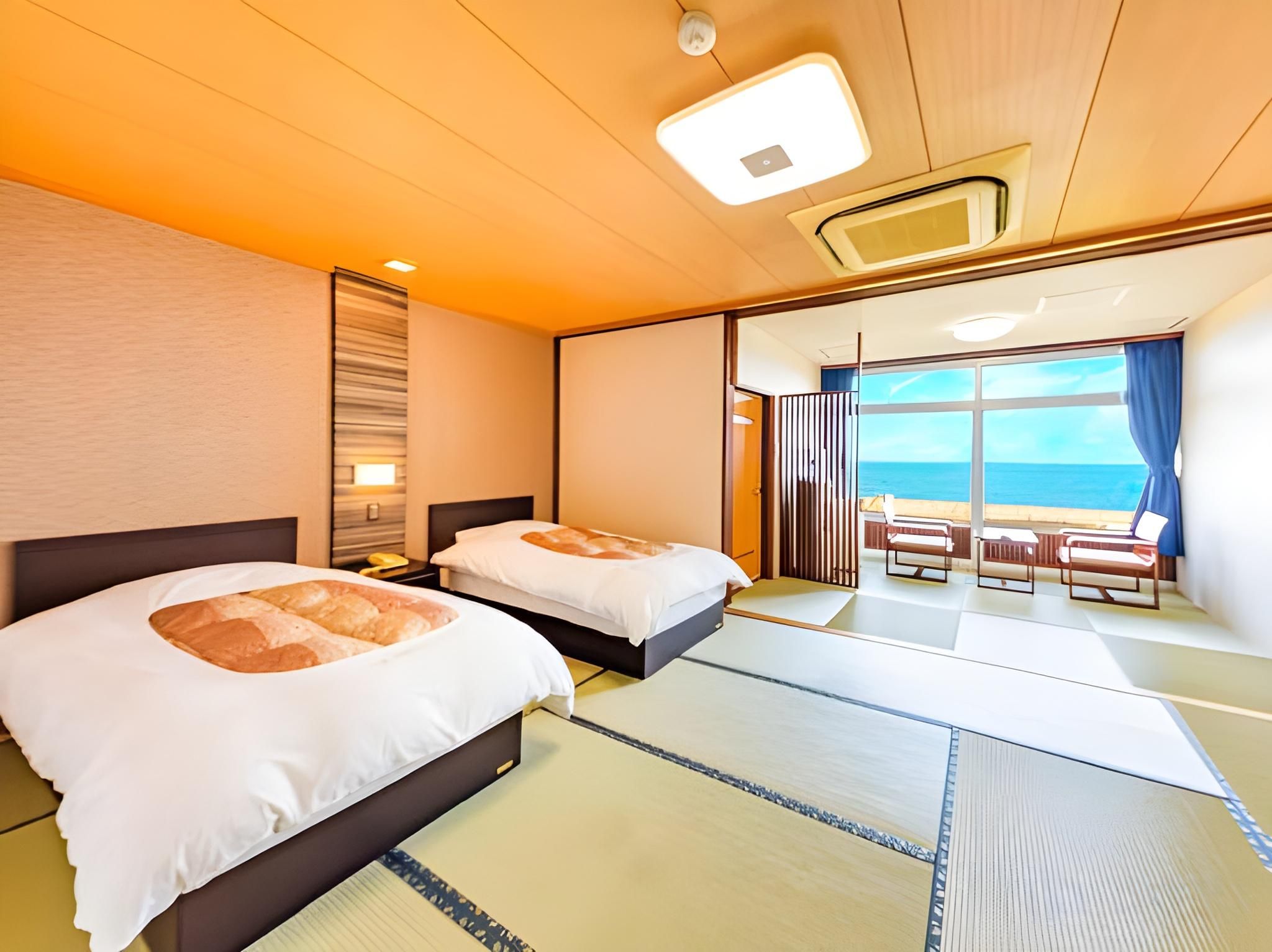 Sea View Beppu Bay Japanese Style Twin Room - Non-Smoking