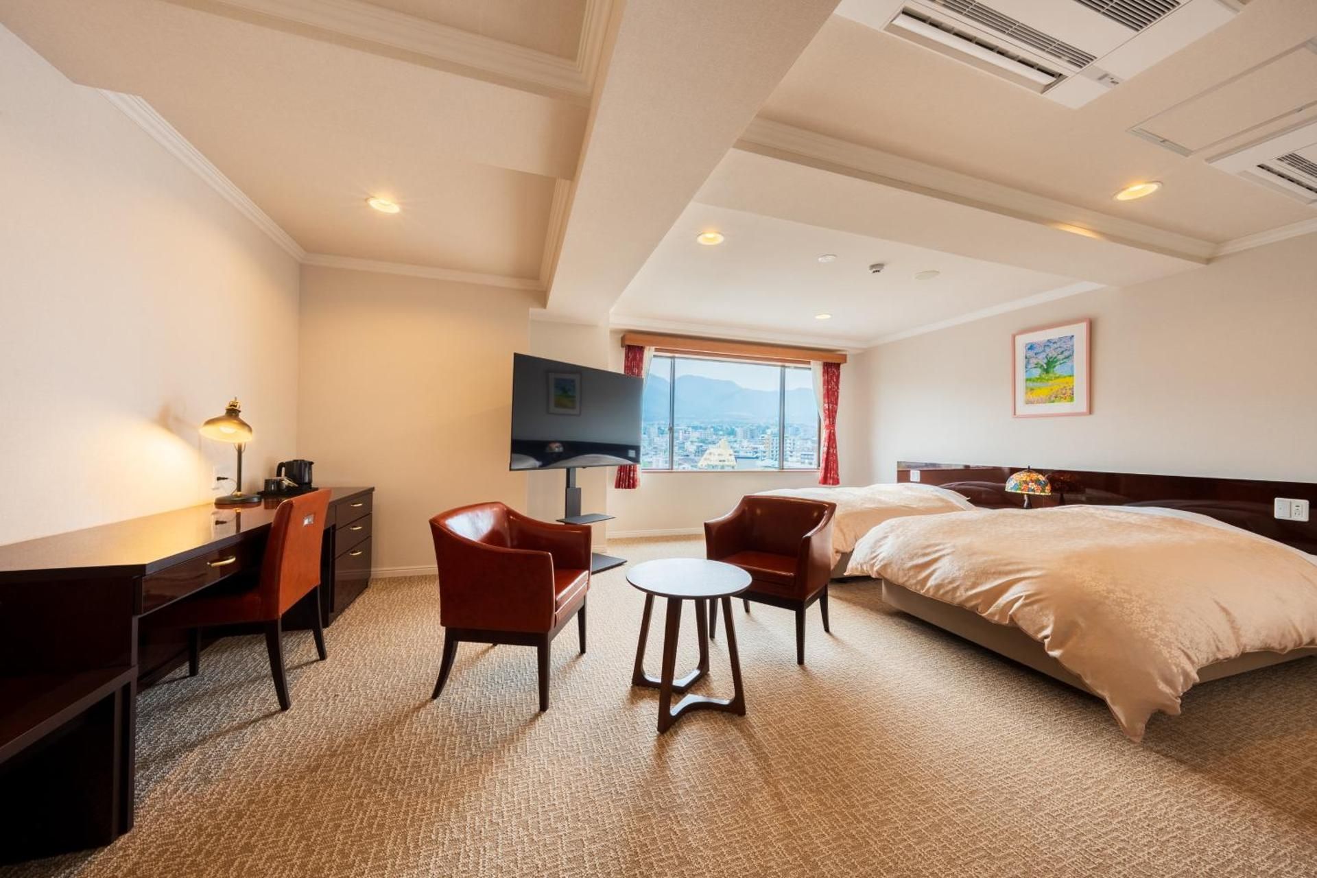 Premium Floor Deluxe Twin Room - Non-Smoking (46㎡)