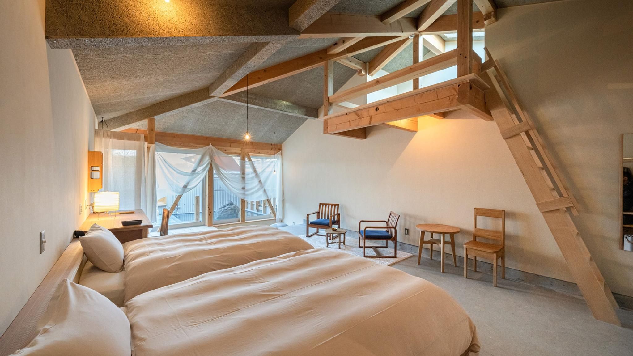 Kaede South Building Twin Room 03 with Private Open-Air Bath