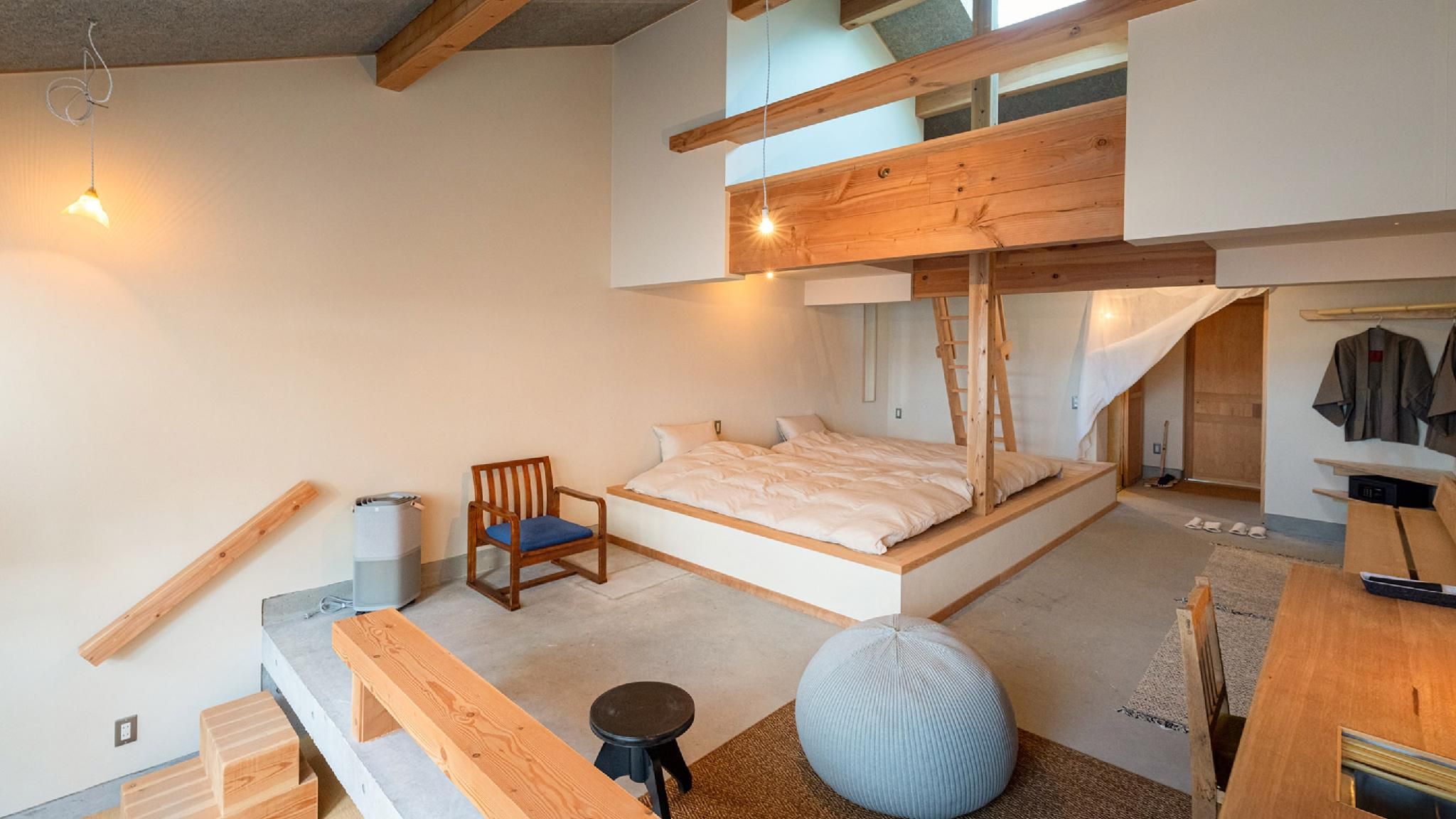 Kaede South Building Twin Room 02 with Private Open-Air Bath