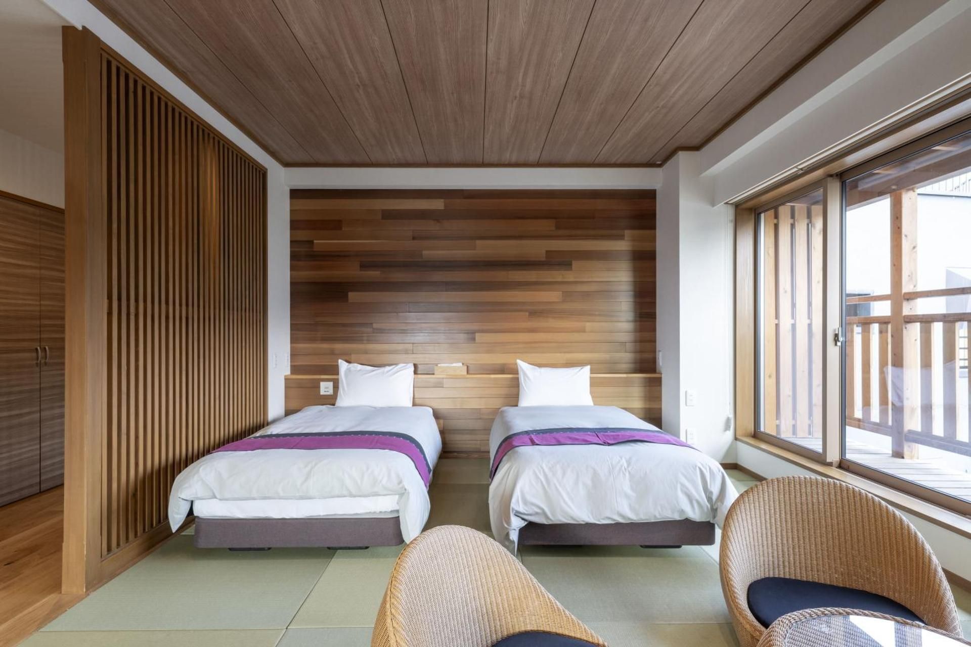 (301) Twin Room With Private Open-Air Onsen