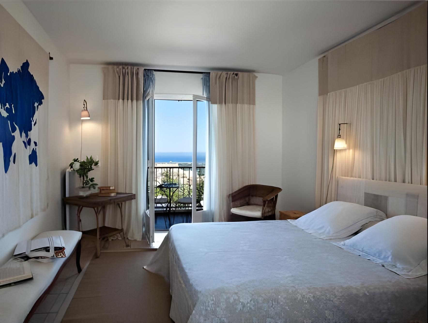 Deluxe Double Room with Balcony, Sea View and Air-Conditioning