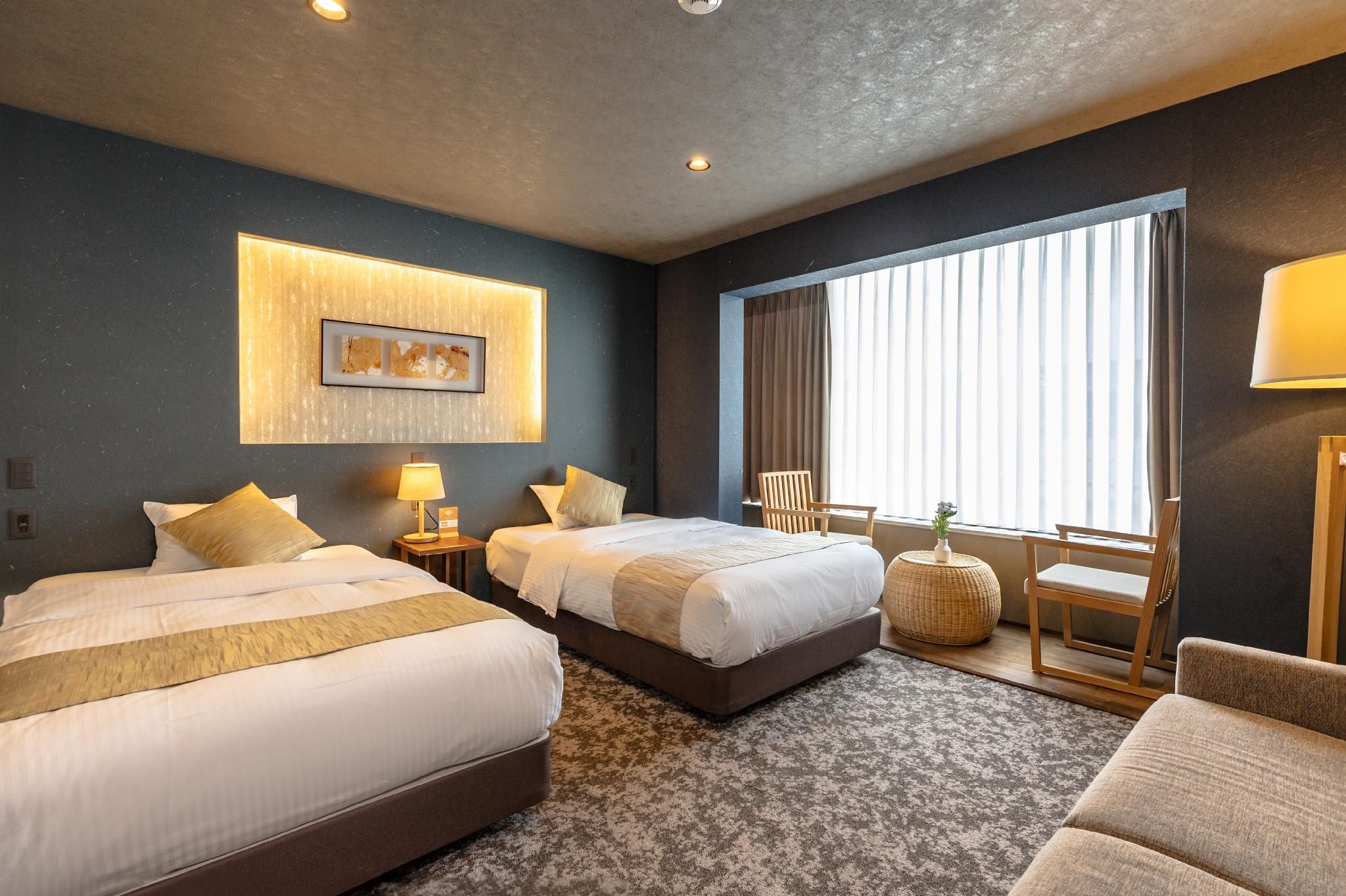Twin Room for 3 People with Extra Bed - Non-Smoking
