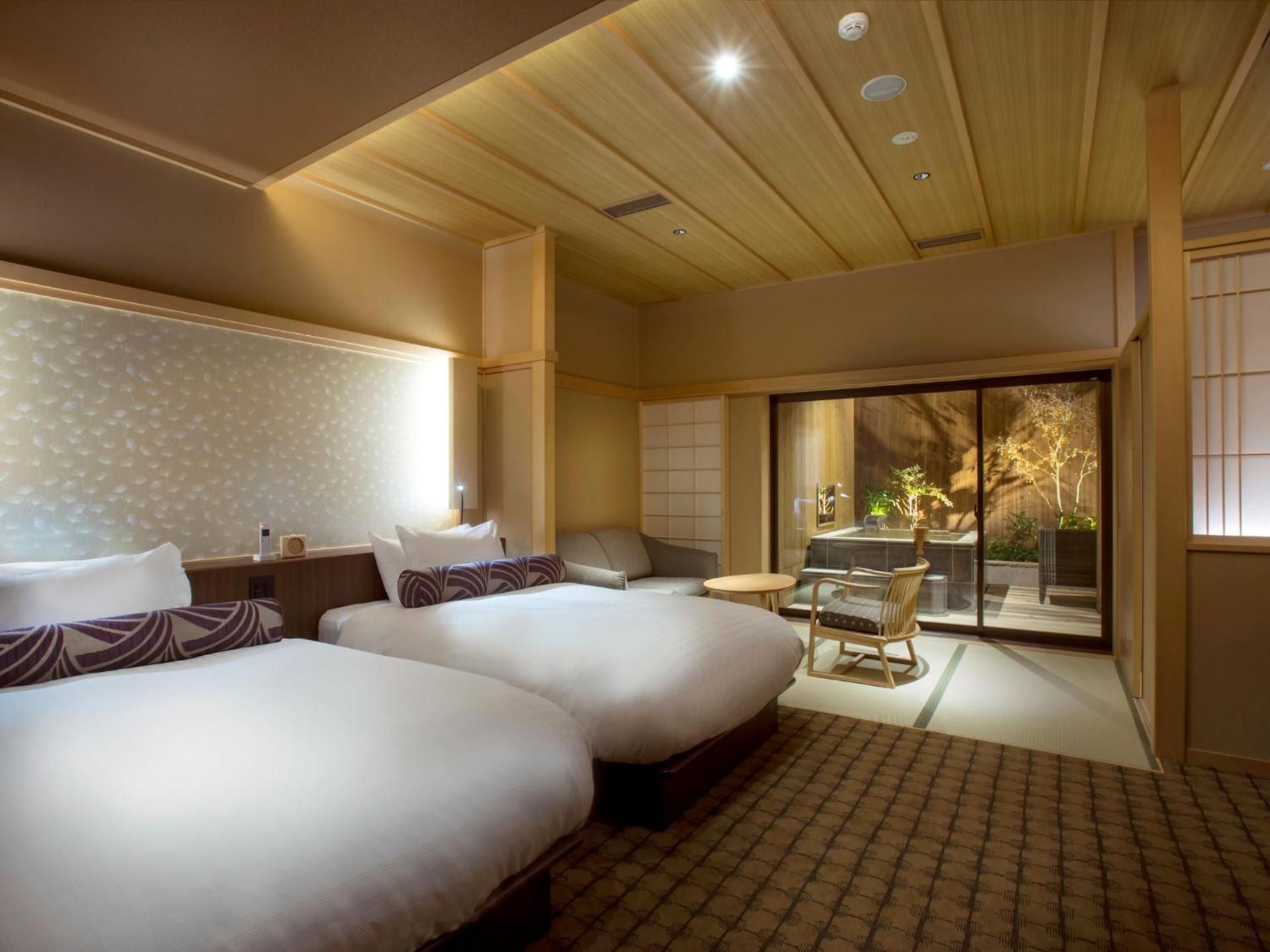 Grand Twin Room with Private Open Air Bath - Non-Smoking (1st Floor)