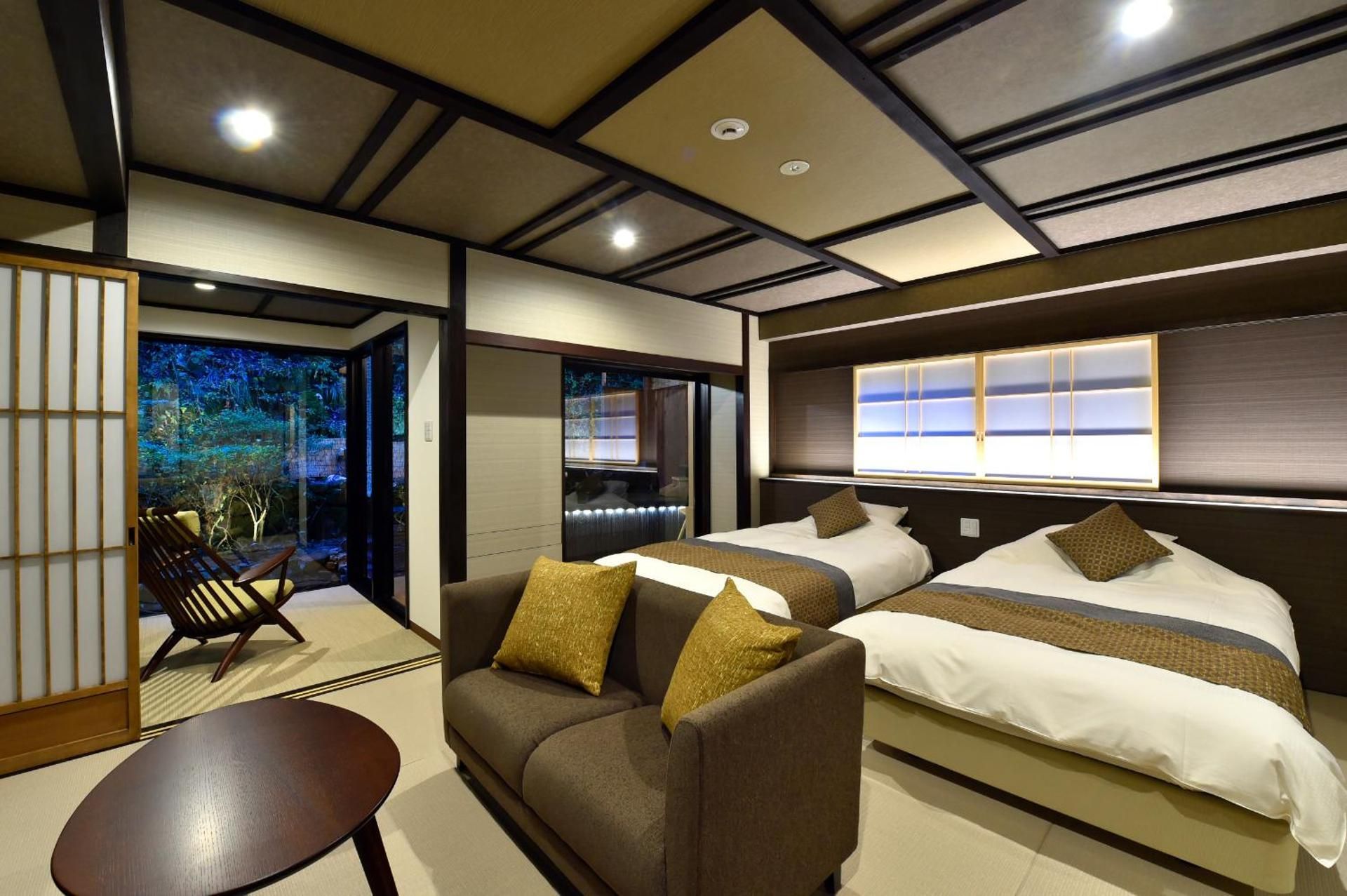 Mountain View Japanese-Western Style Room with Terrace, Open-Air Bath and Wood Deck - 44 sqm