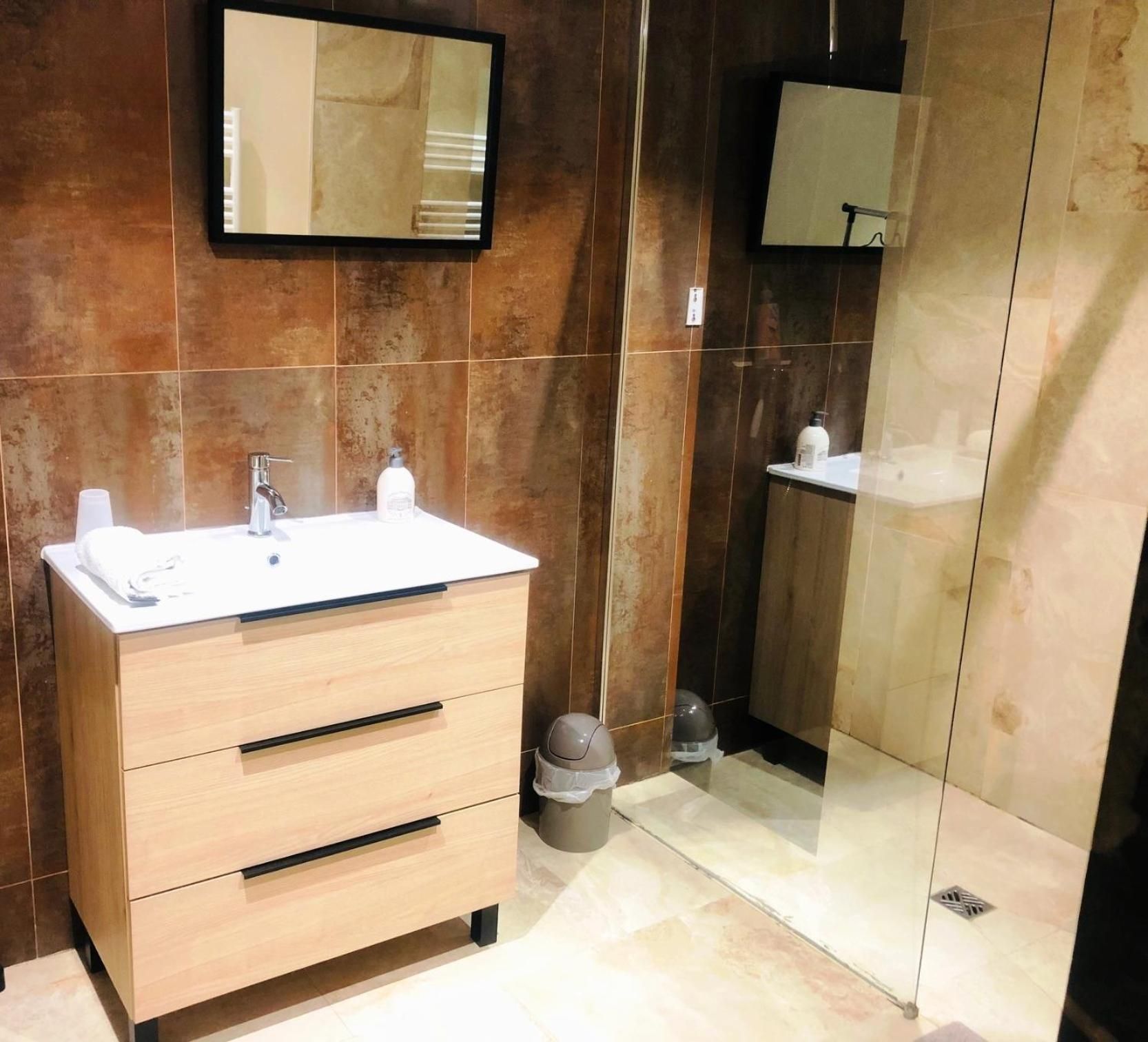Family Room with Shower