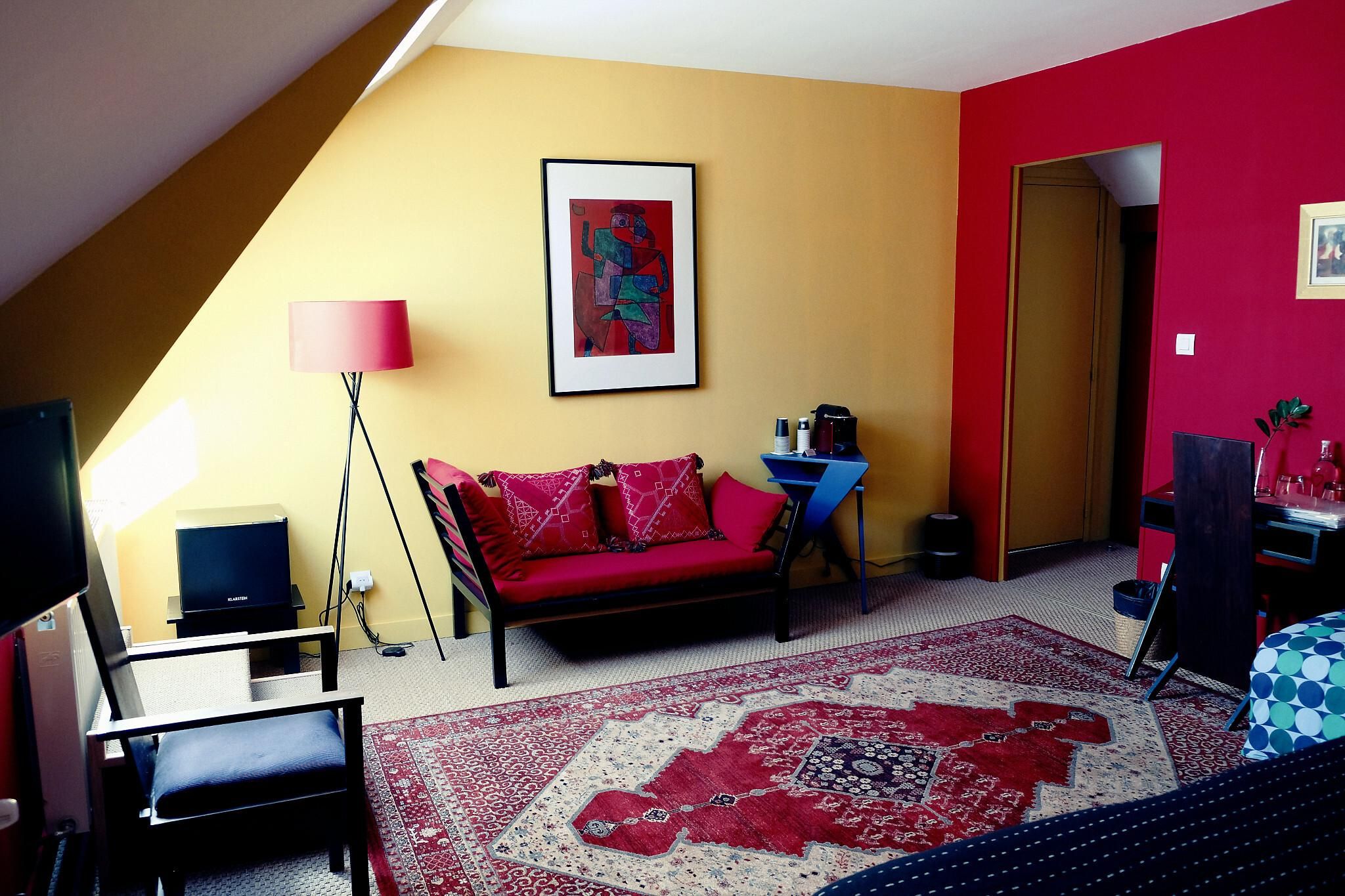 La Maison Jaune à la Janaie Suite-Premium-Salle de bain privée séparée-Vue sur Jardin 3