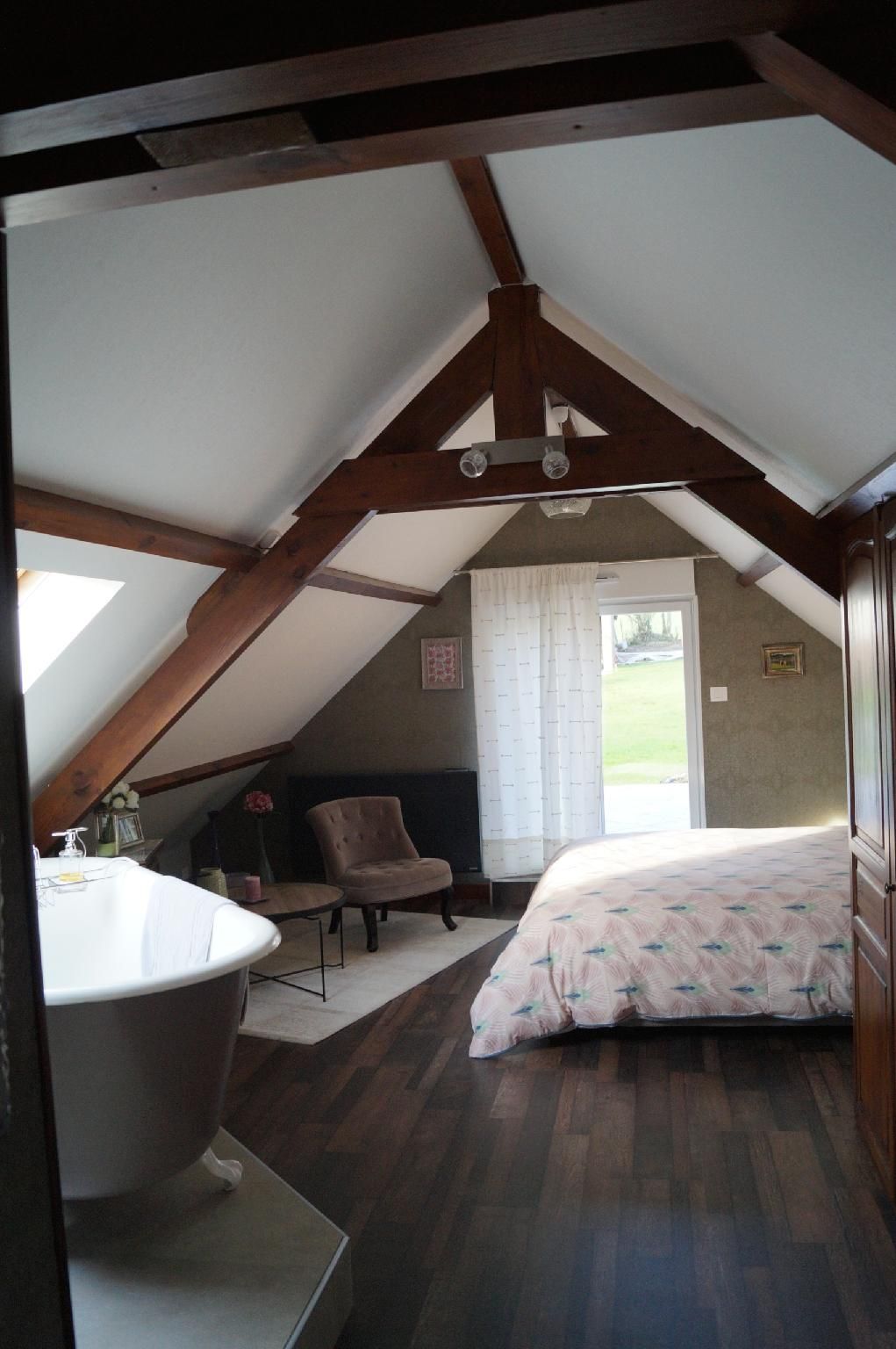 Côté Jardin-Double room-Oversized-Private Bathroom-Garden View