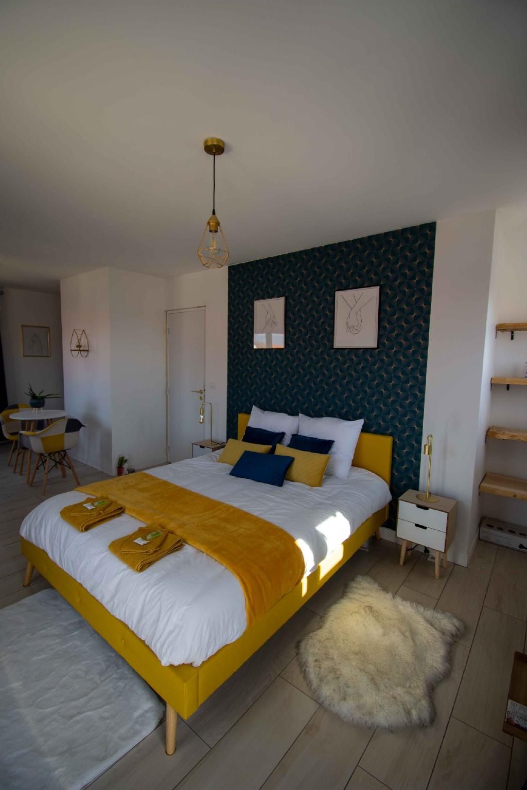chambre scandinave-Suite-de Luxe-Douche-Balcon