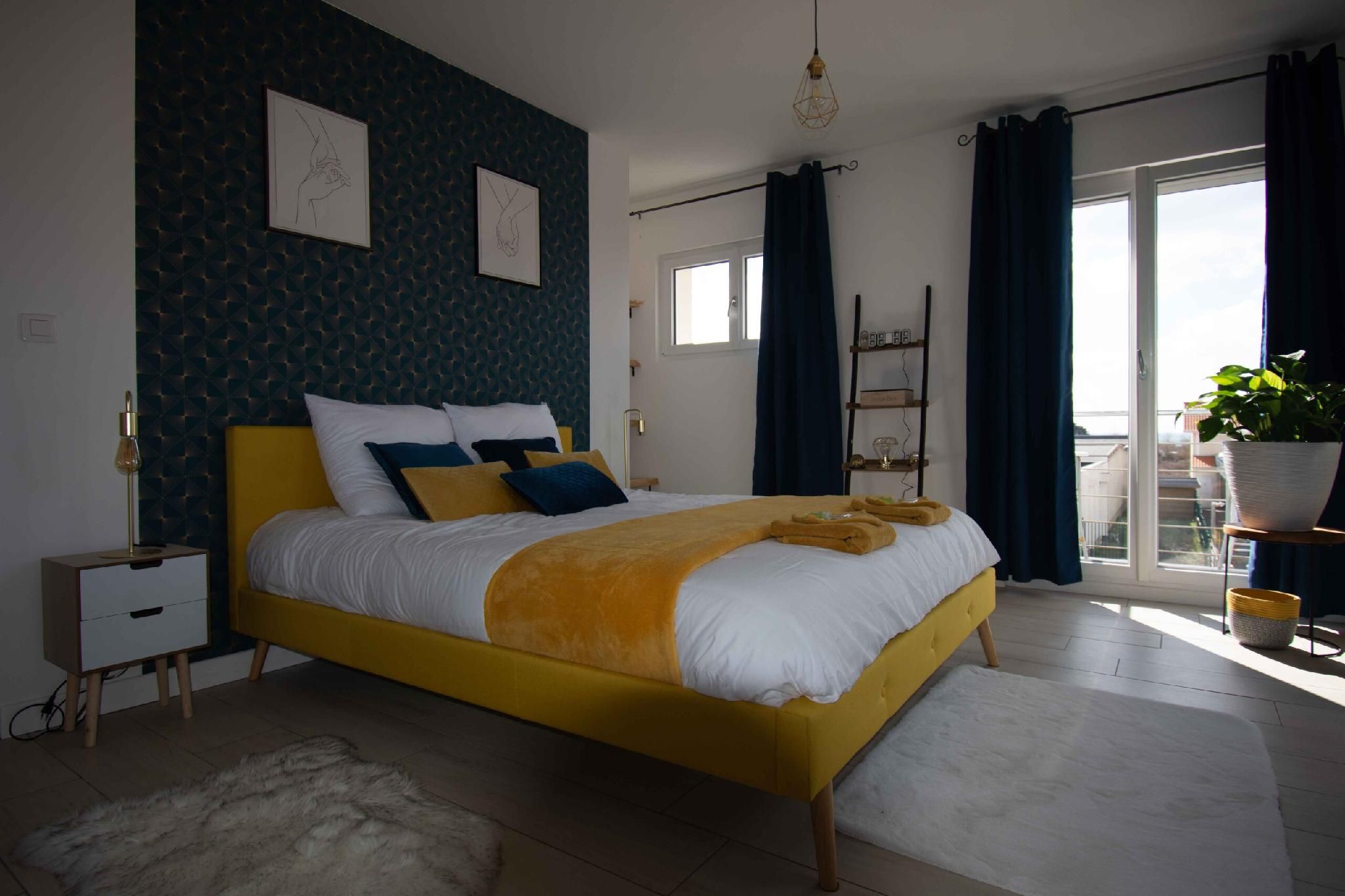 chambre scandinave-Suite-de Luxe-Douche-Balcon