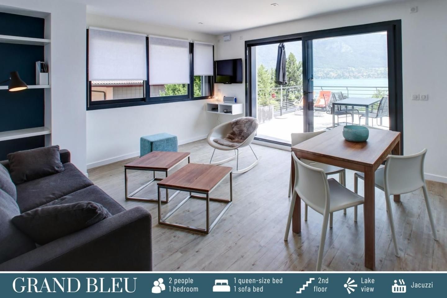 One Bedroom Apartment with Lake View and Spa - Grand Bleu