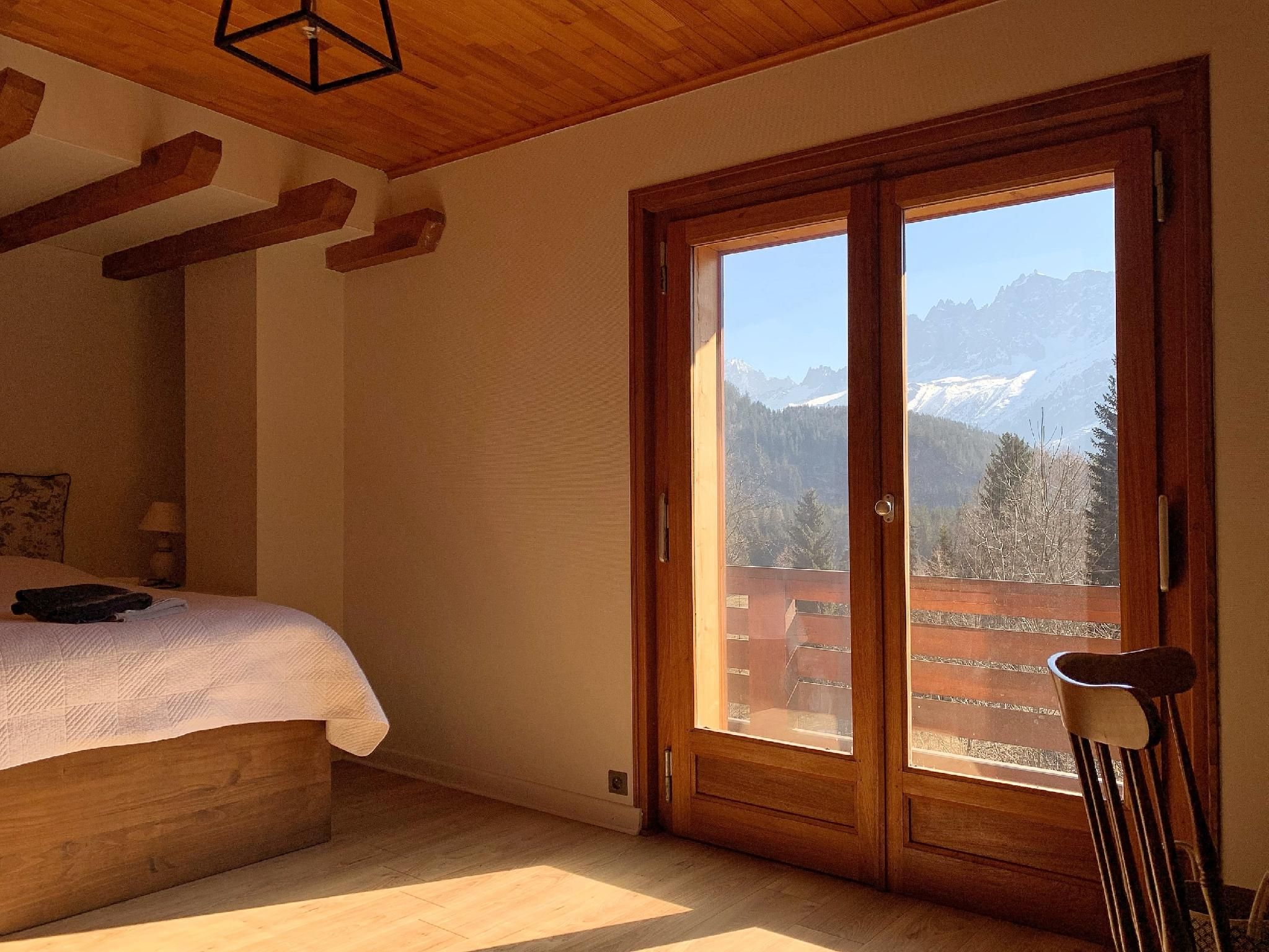 Toile de Jouy-Double-Panoramique-Vue sur Montagne-Salle de bain partagée