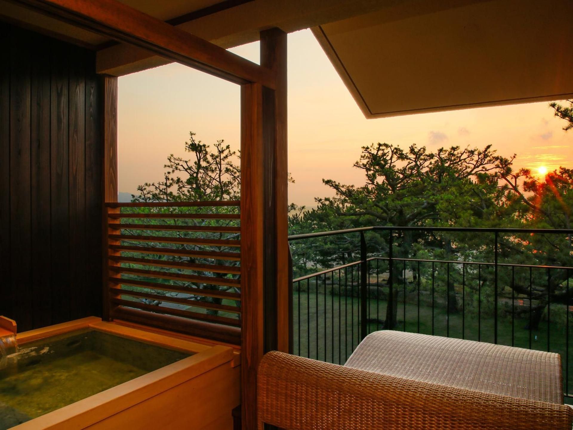 Japanese-Western Room with open-air bath TYPE H - Non-Smoking (2nd Floor)