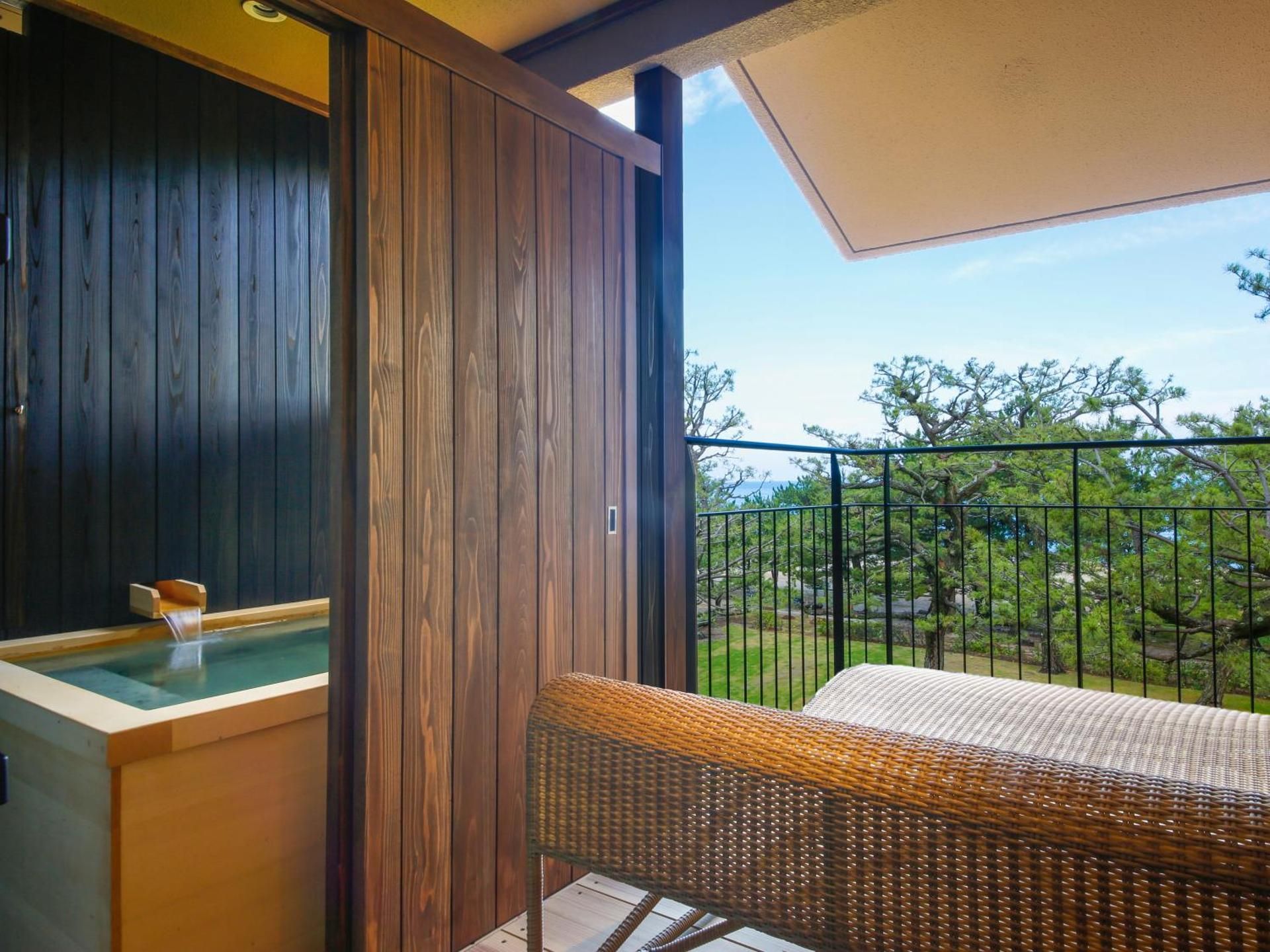 Japanese-Western Room with open-air bath TYPE F - Non-Smoking (2nd-3rd Floor)