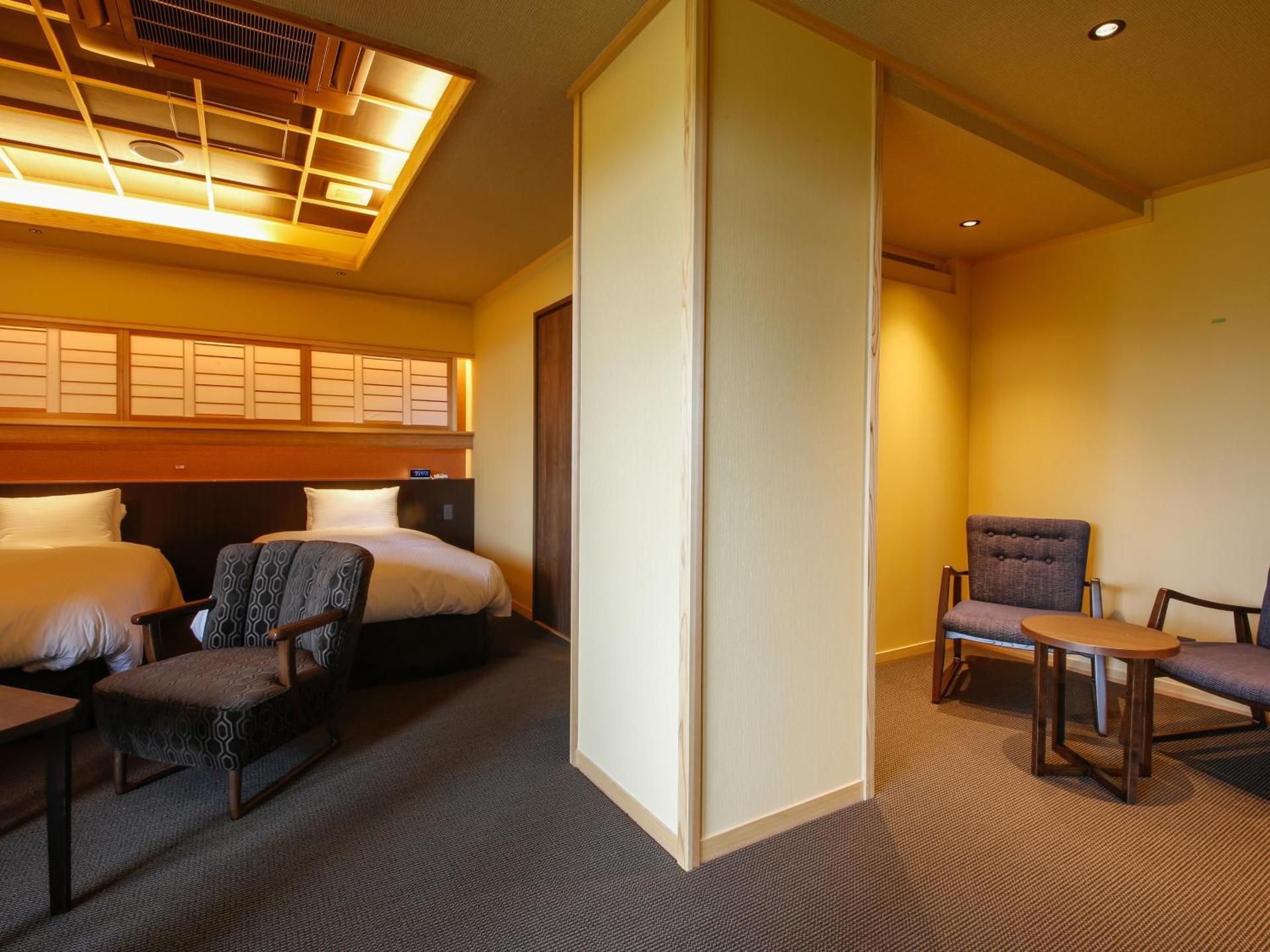 Japanese-Western Room with open-air bath TYPE I - Non-Smoking (3rd Floor)