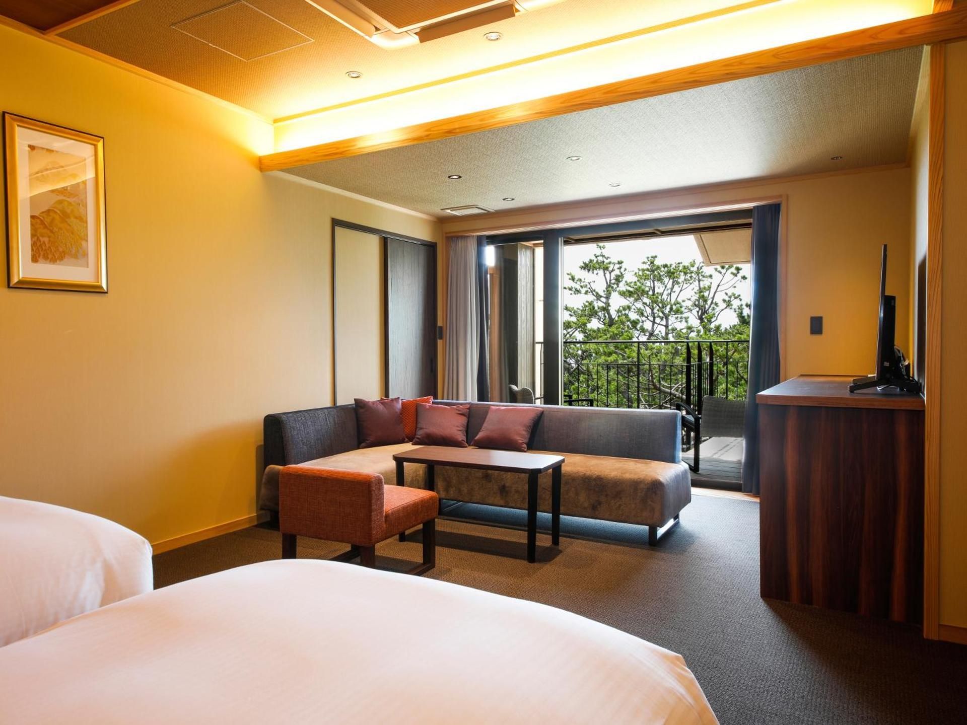 Japanese-Western Room with open-air bath TYPE J - Non-Smoking (3rd Floor)