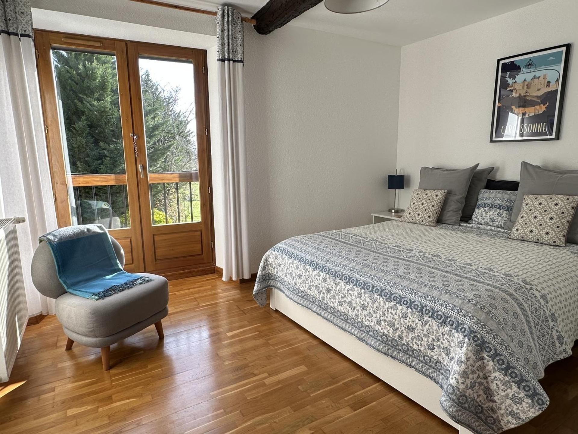 Les Deux Chevaux Chambres d’Hôtes Double Room with Garden View