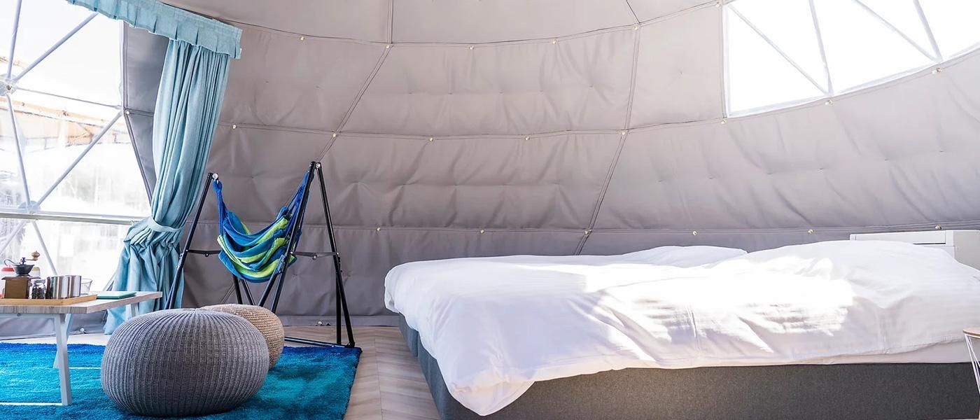 Dome Tent with 2 Twin Beds