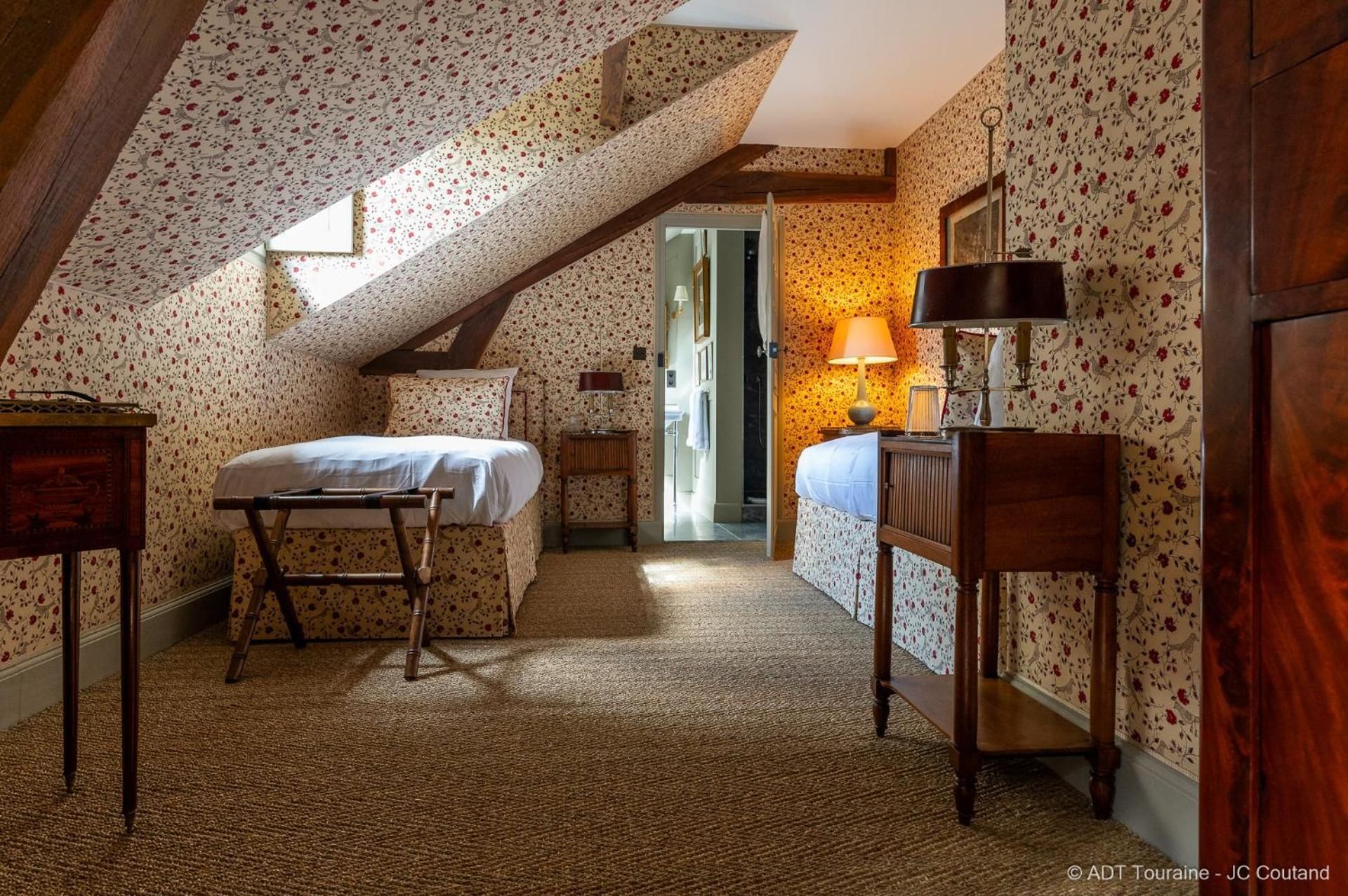 Manoir des Basses Rivières Twin Room with Private Bathroom 2