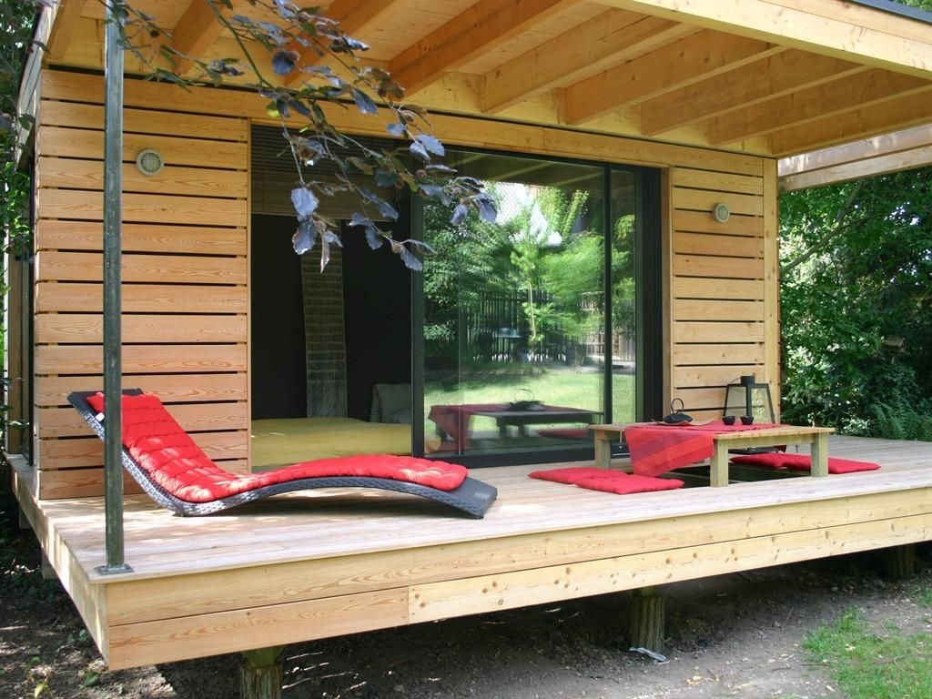 Lotus-Bungalow-SDB privée avec douche-Vue sur Jardin