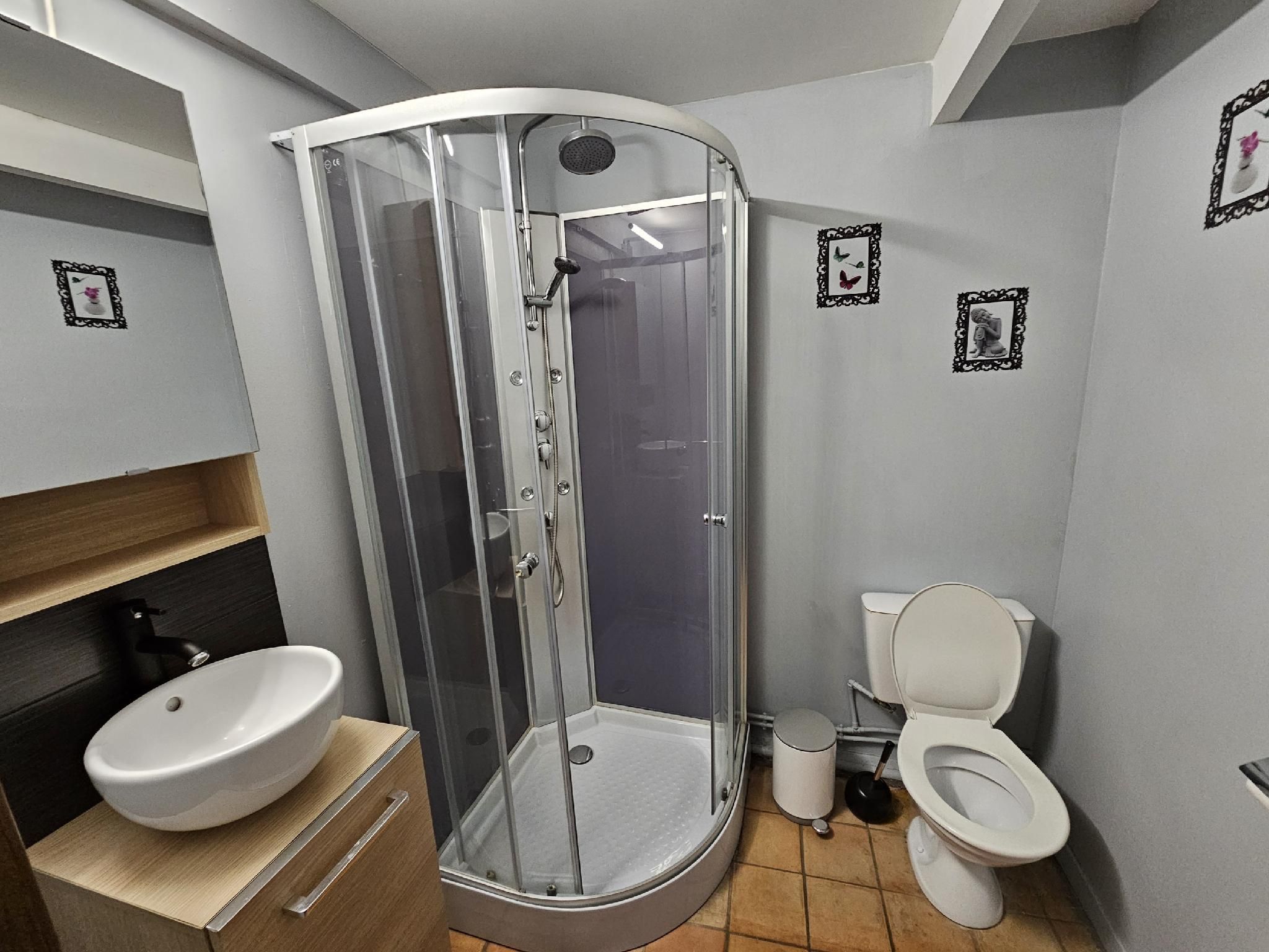 Duplex-CEVENNES Terrasse-Apartment-Ensuite with Shower-Countryside view