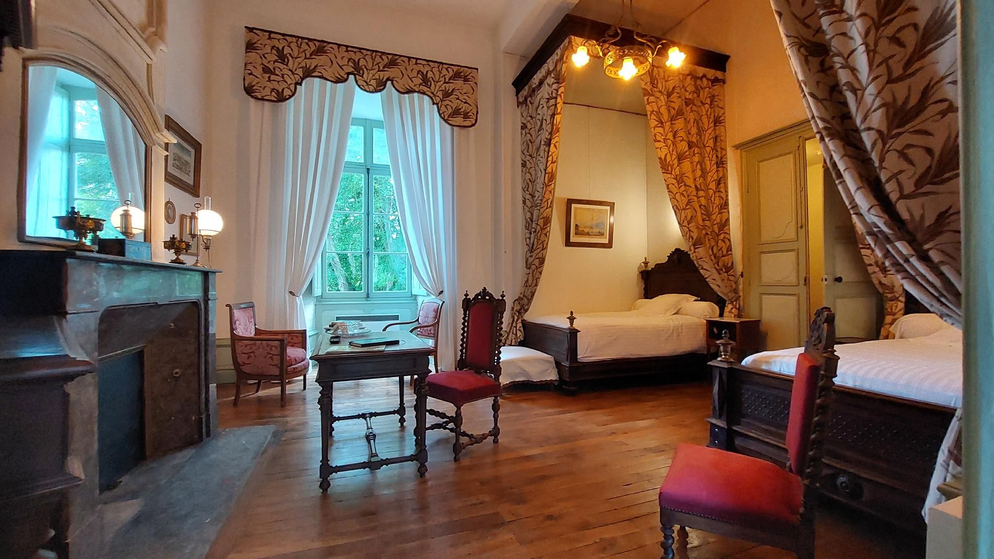 Chambre 2 lits simples Arsac
