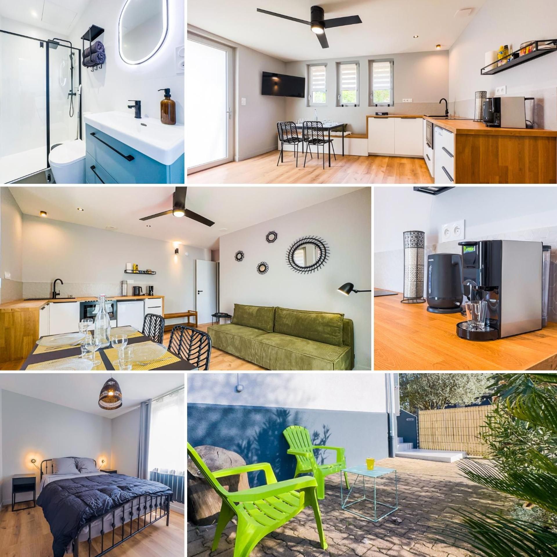 One-Bedroom Apartment with Garden View